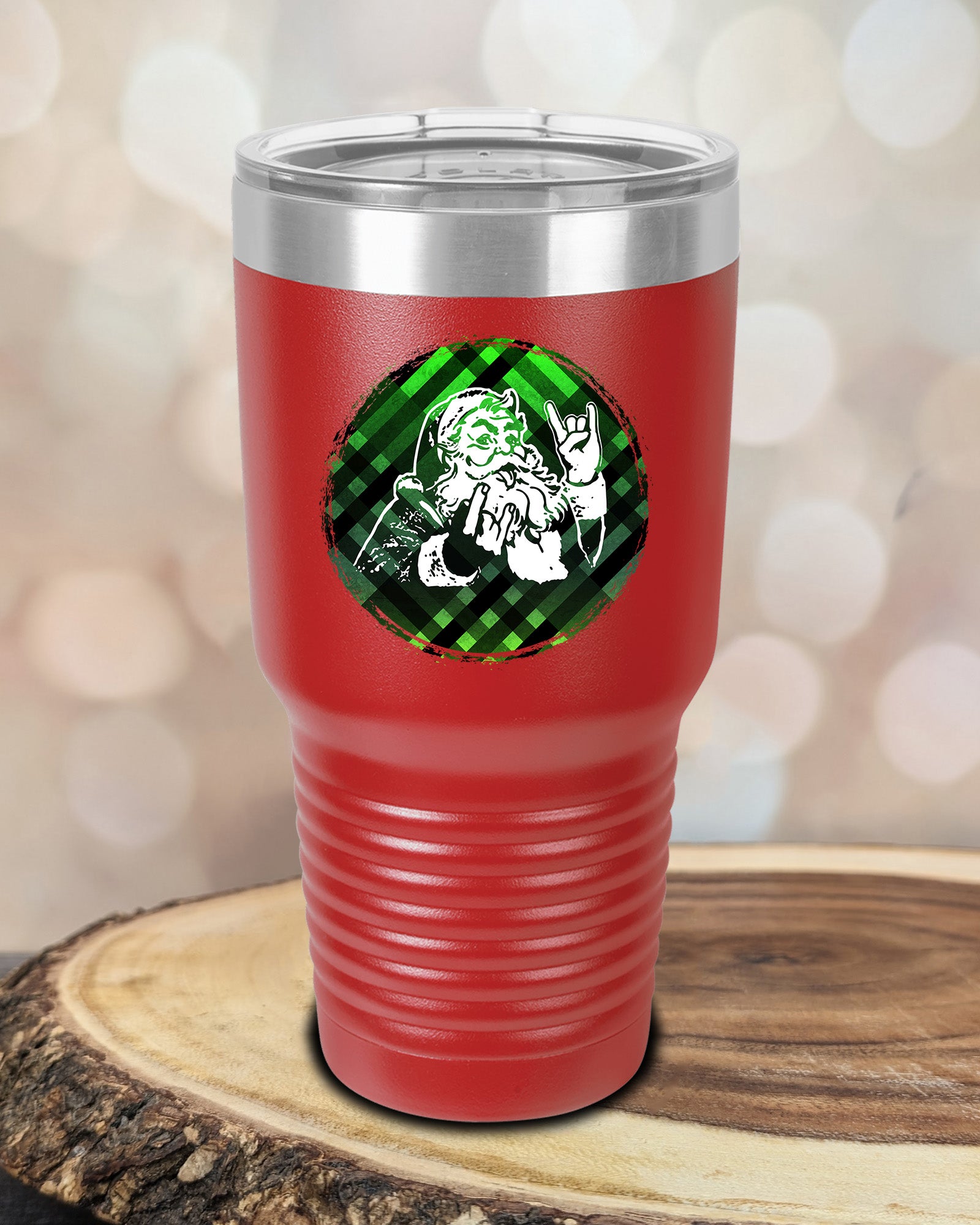Rocker Santa Tumbler
