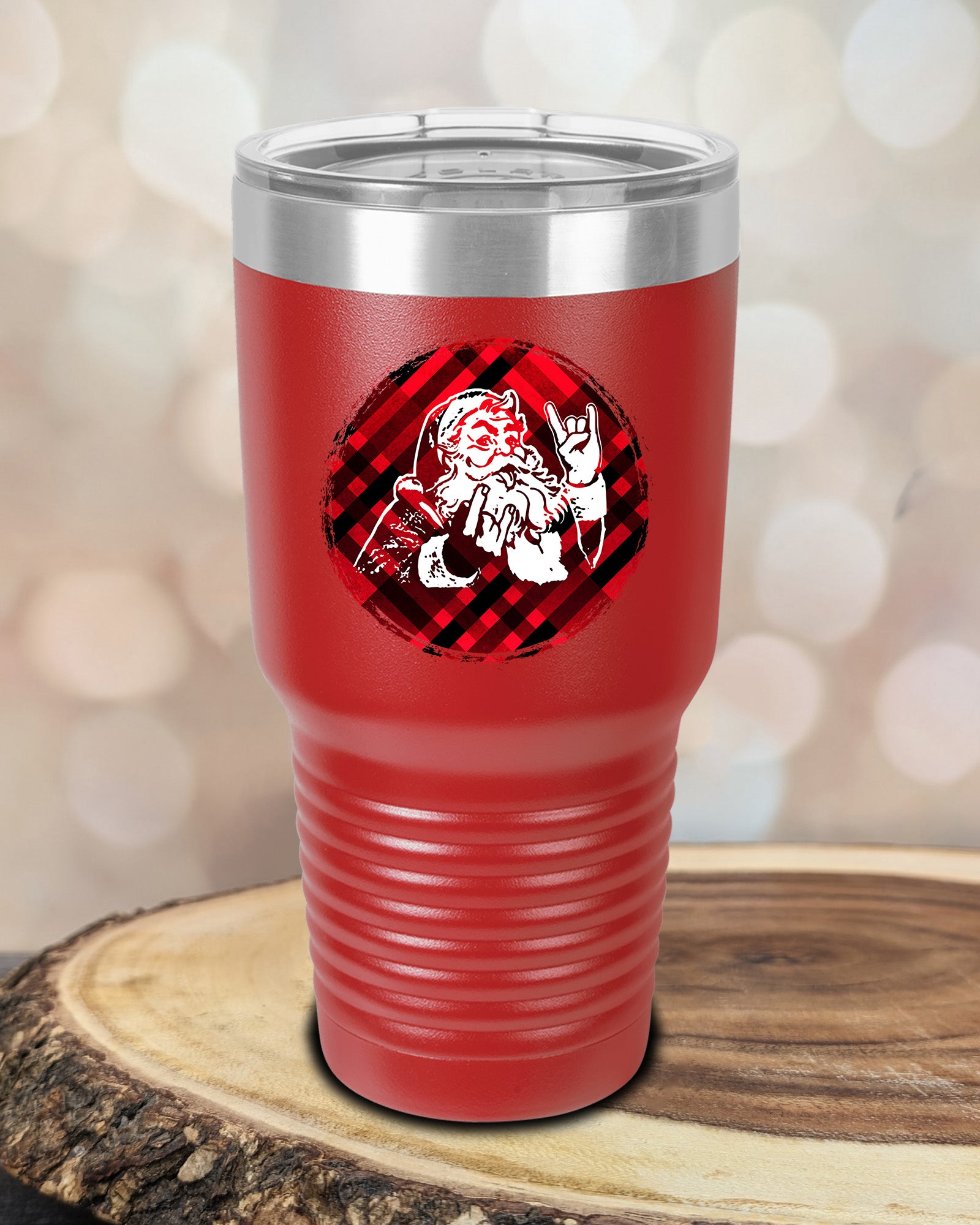 Rocker Santa Tumbler