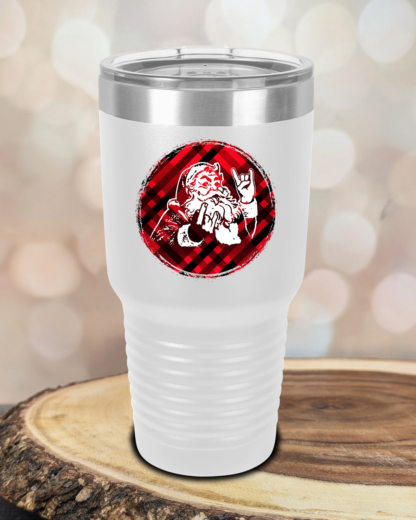 Rocker Santa Tumbler
