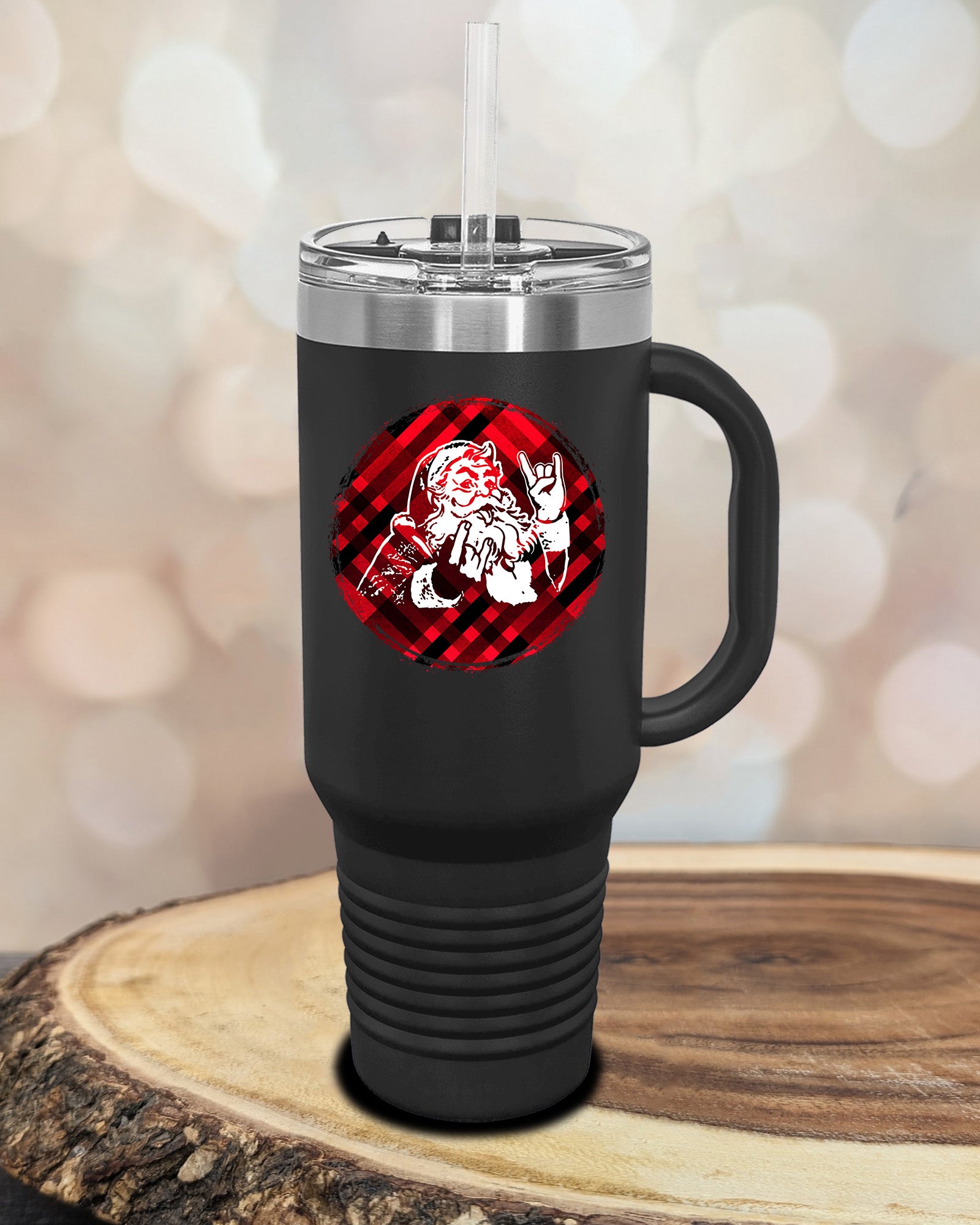 Rocker Santa Tumbler