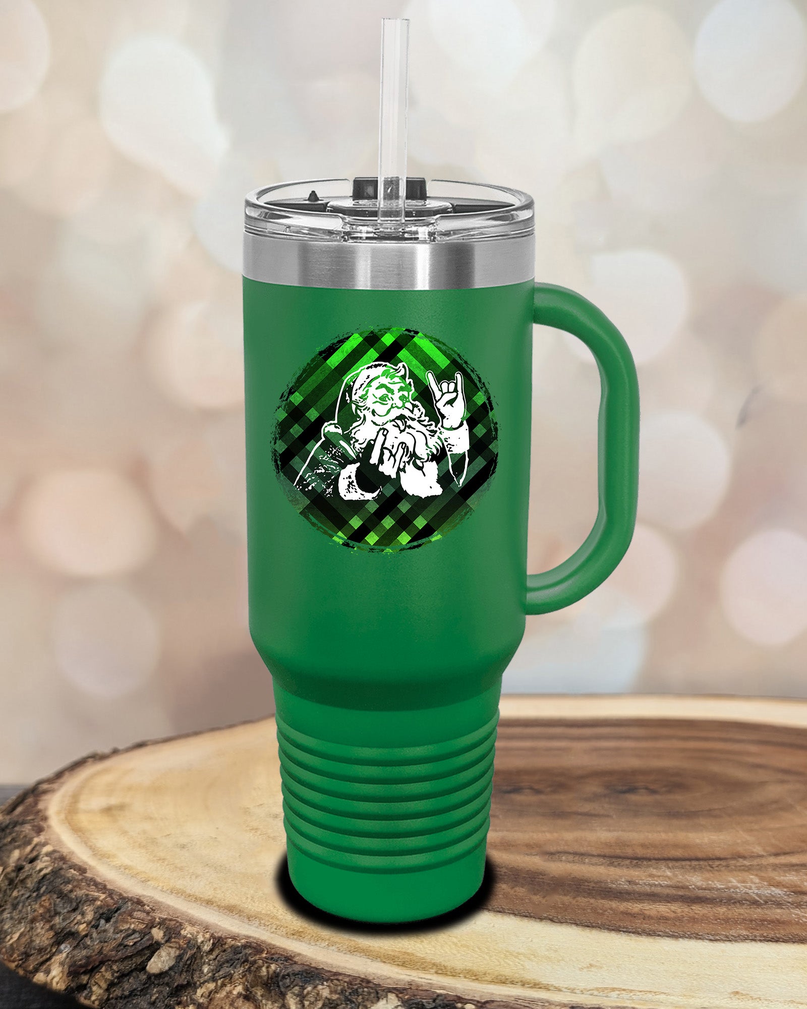 Rocker Santa Tumbler