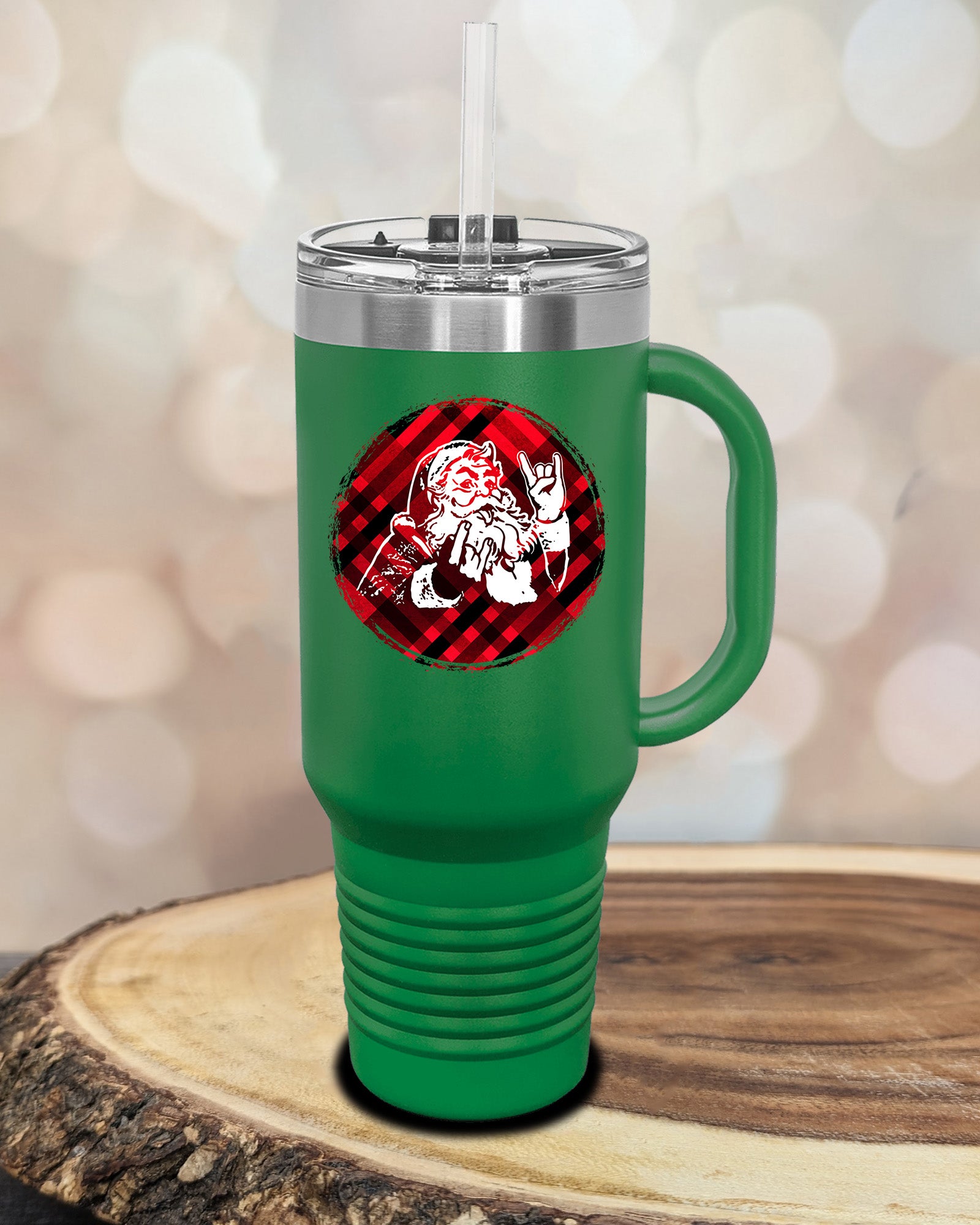 Rocker Santa Tumbler