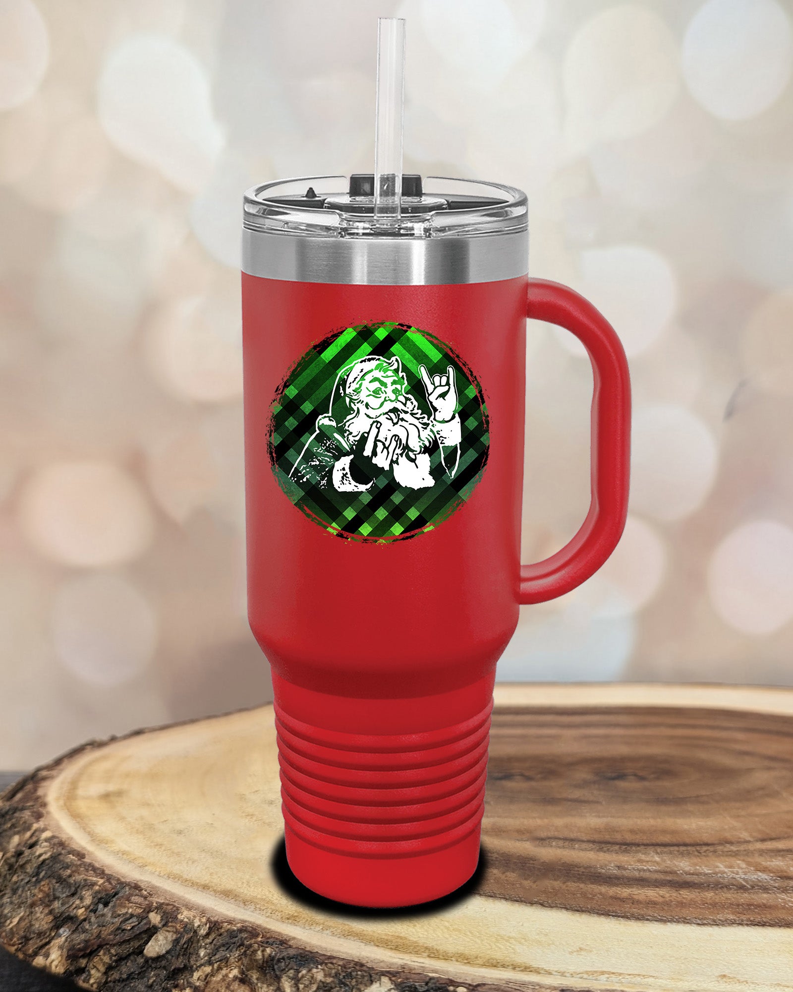 Rocker Santa Tumbler