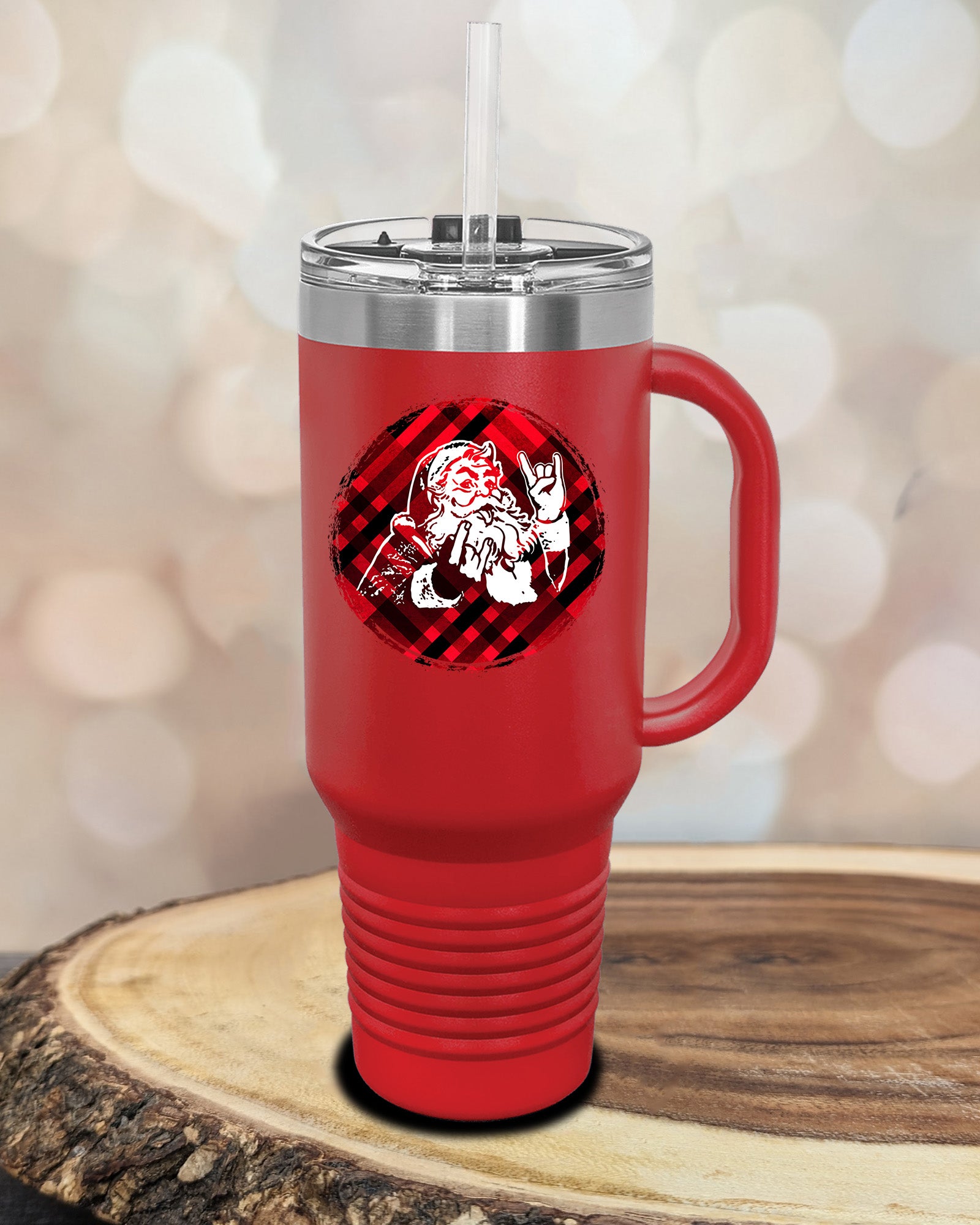 Rocker Santa Tumbler