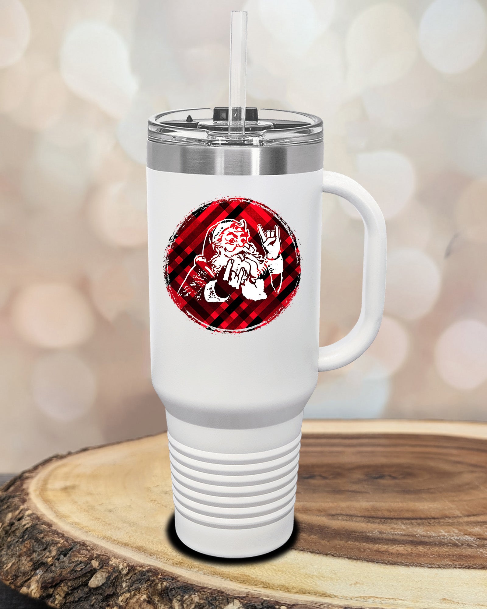 Rocker Santa Tumbler