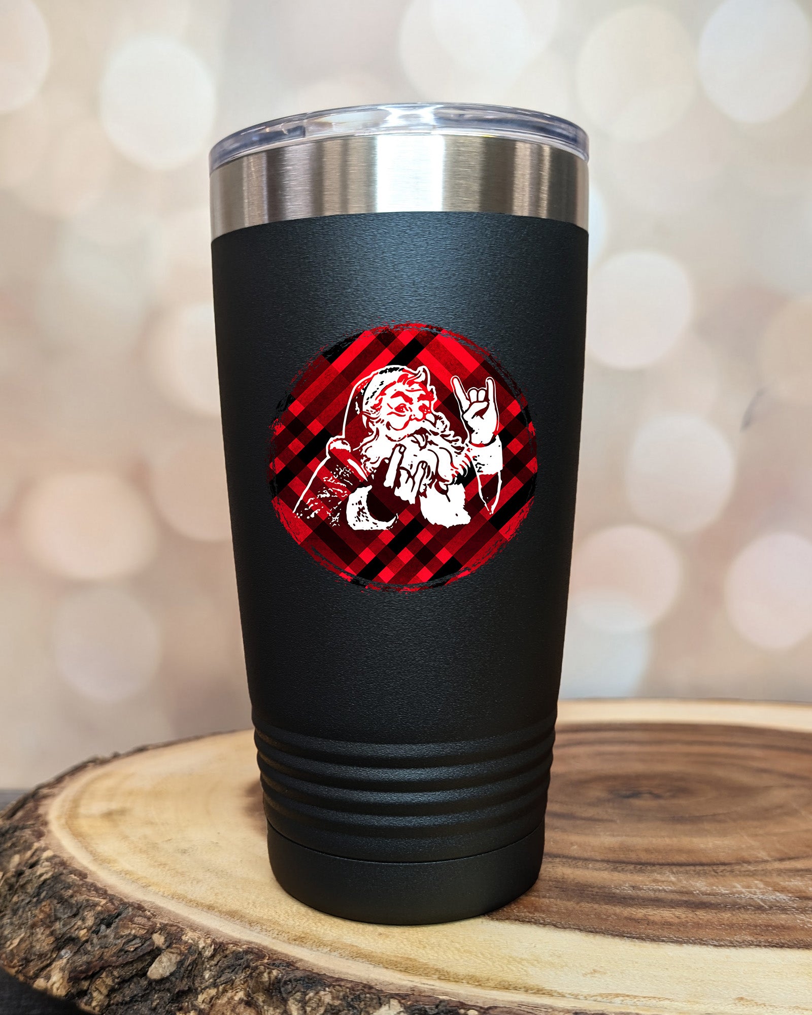 Rocker Santa Tumbler