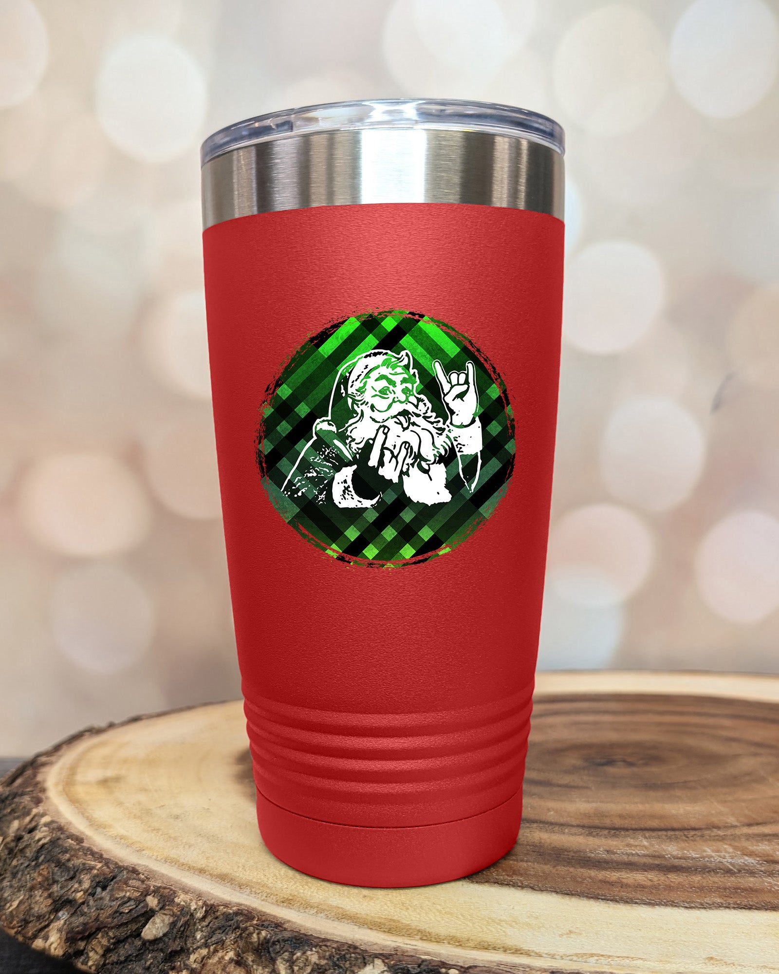 Rocker Santa Tumbler