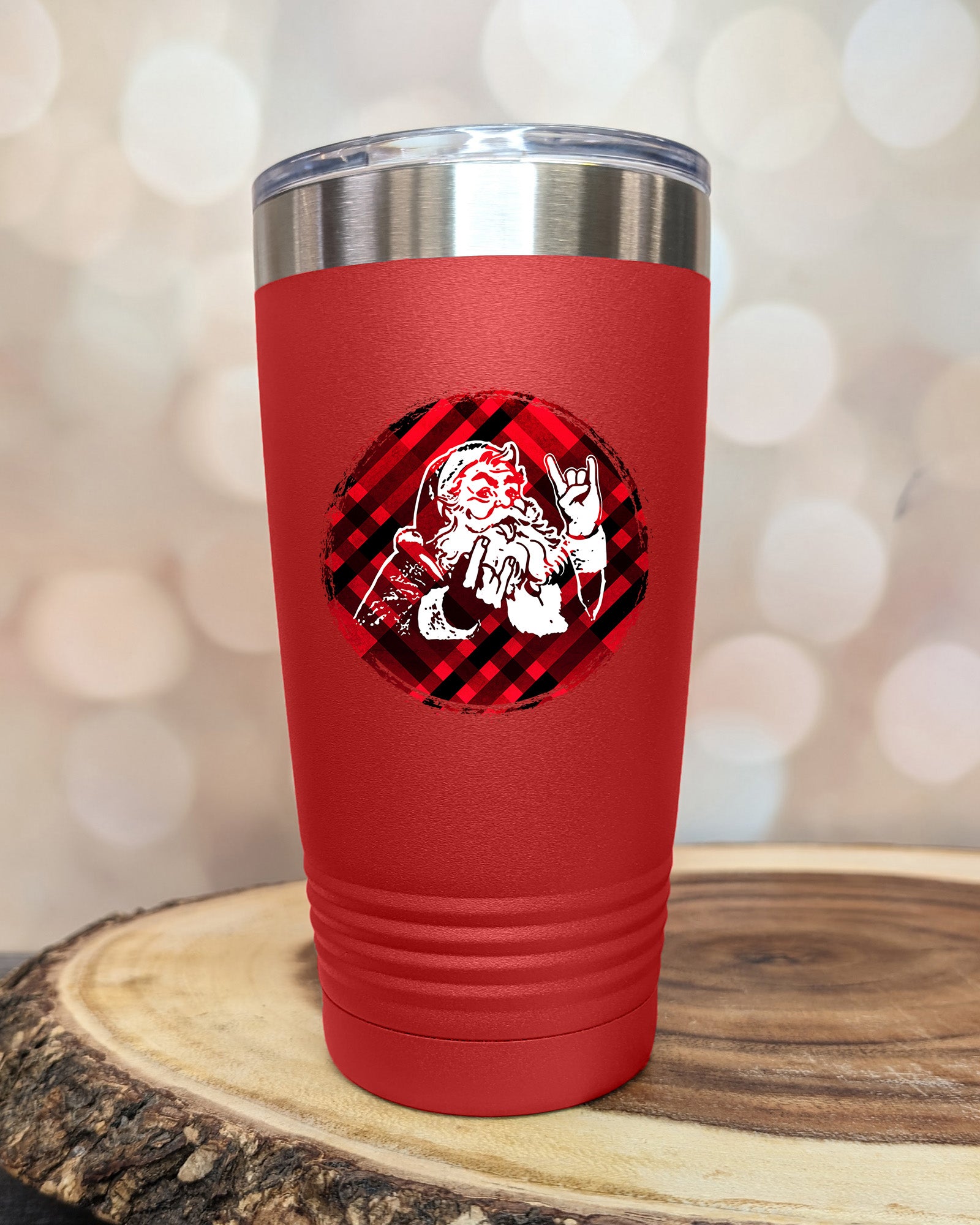 Rocker Santa Tumbler
