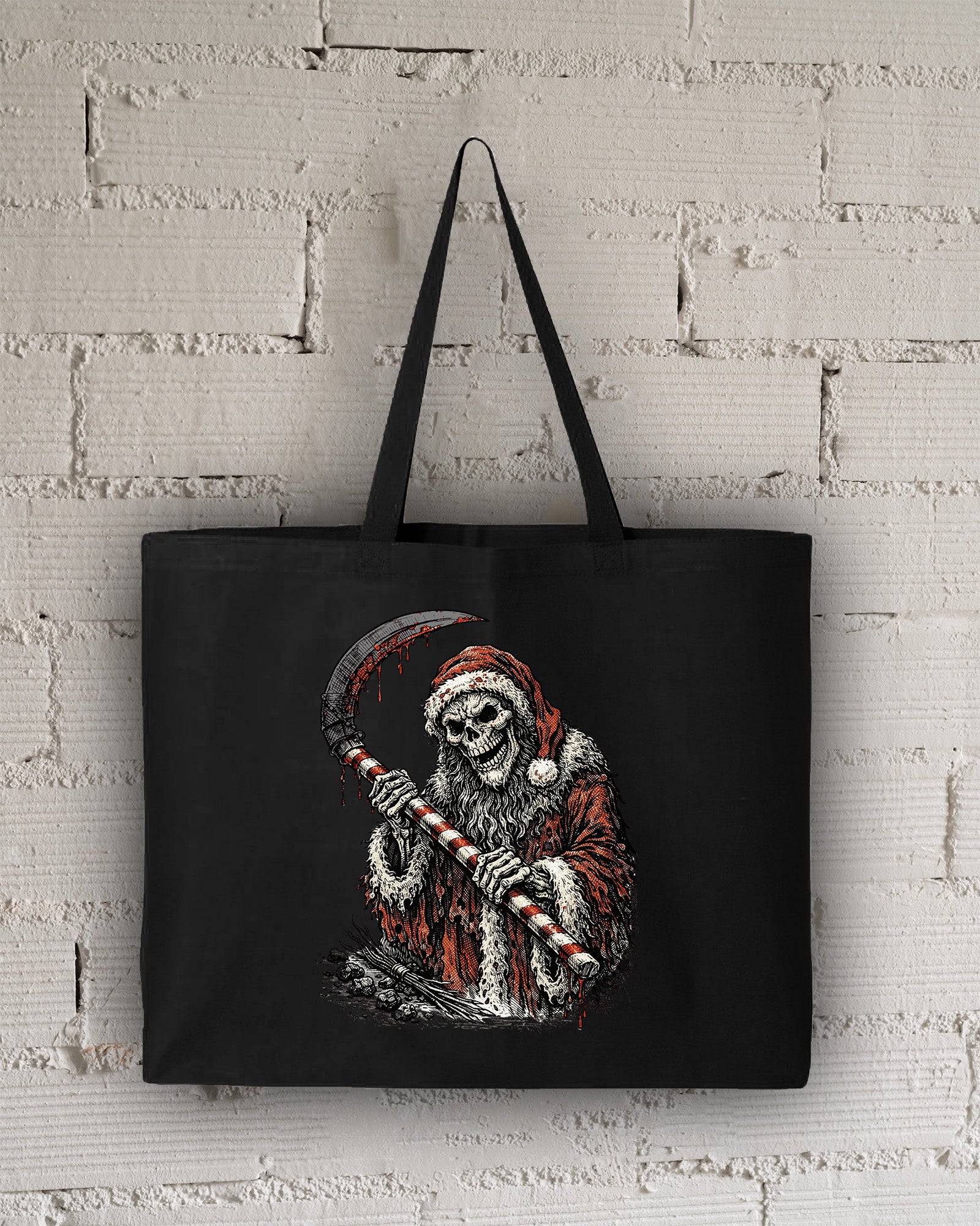 Santa Reaper Tote Bag
