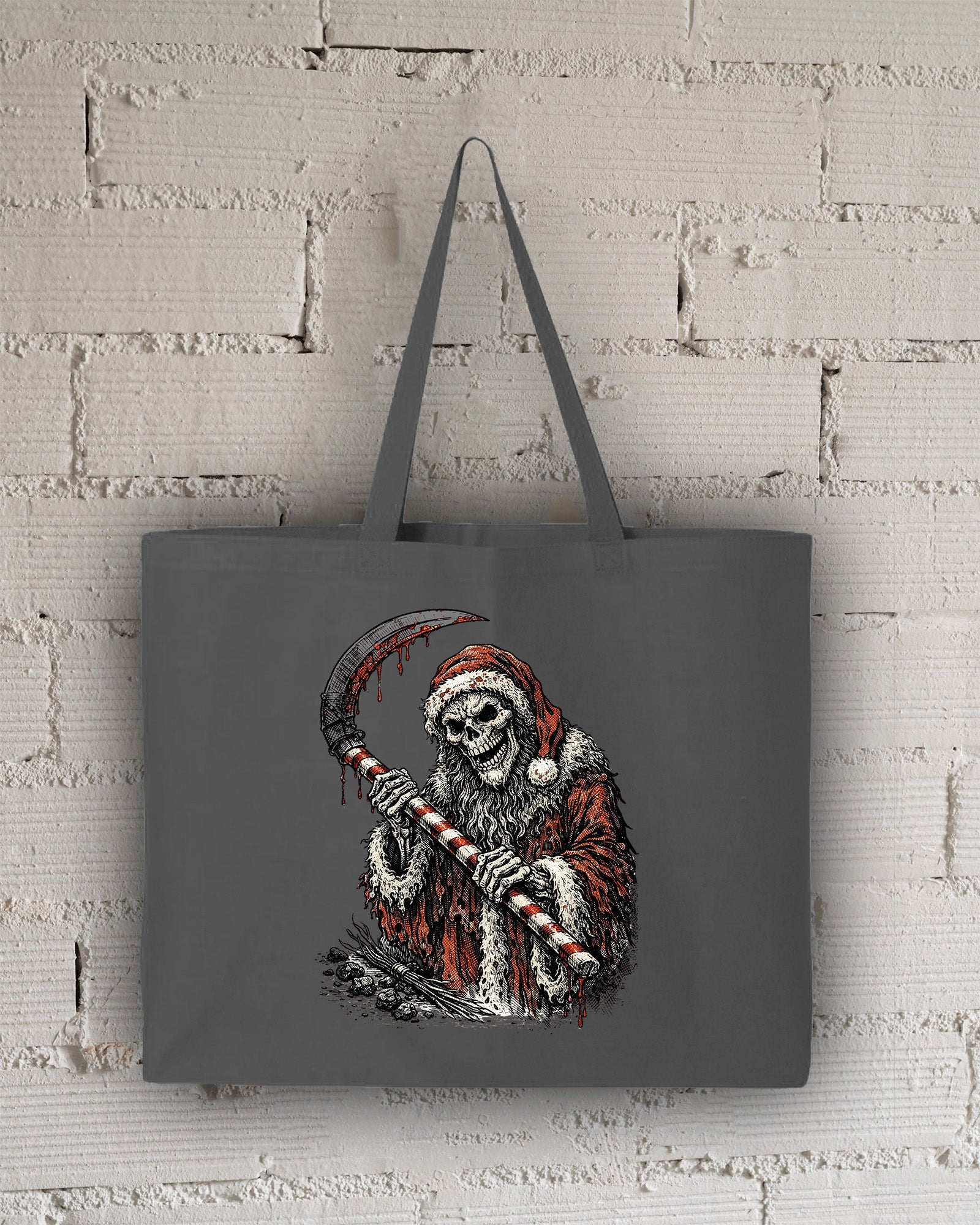 Santa Reaper Tote Bag