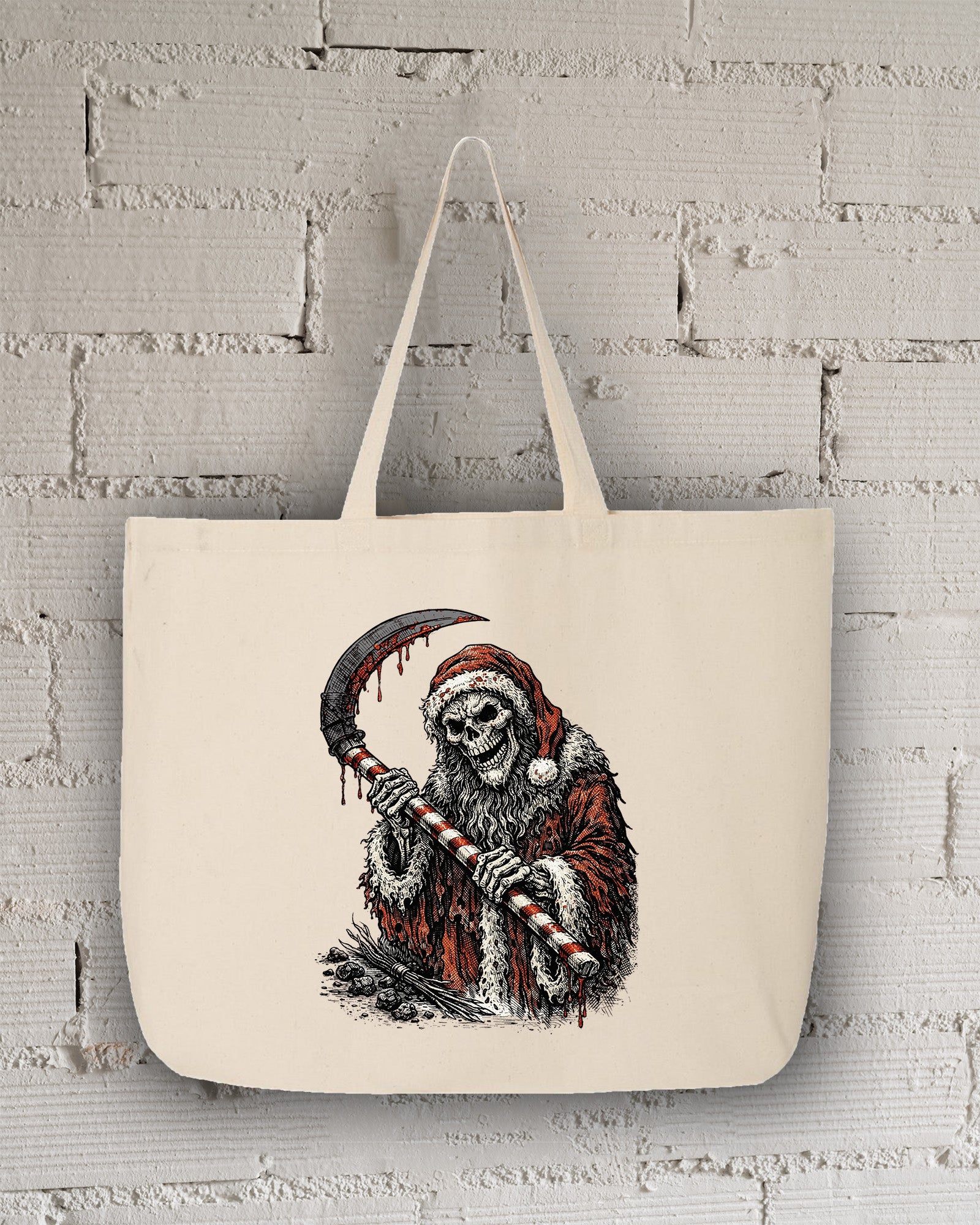 Santa Reaper Tote Bag