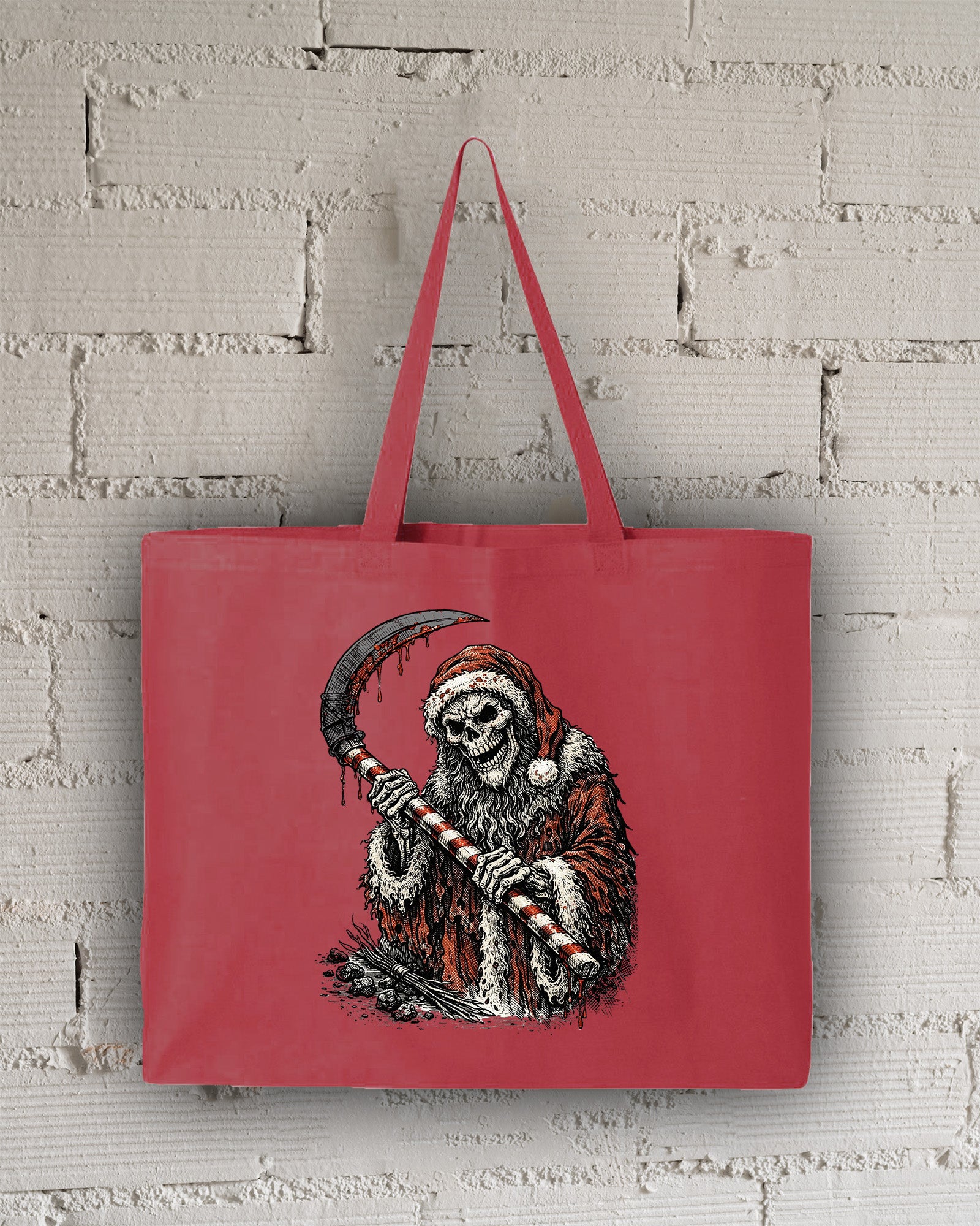 Santa Reaper Tote Bag
