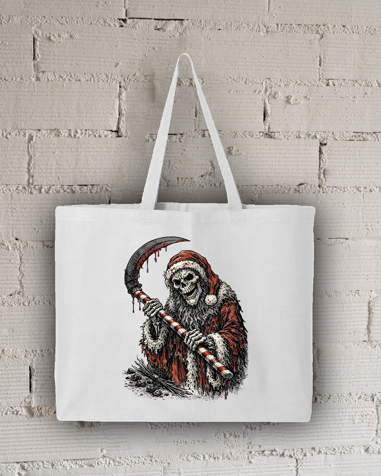 Santa Reaper Tote Bag