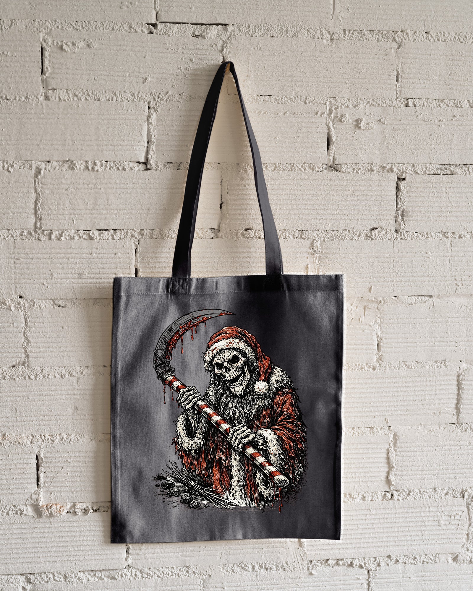 Santa Reaper Tote Bag