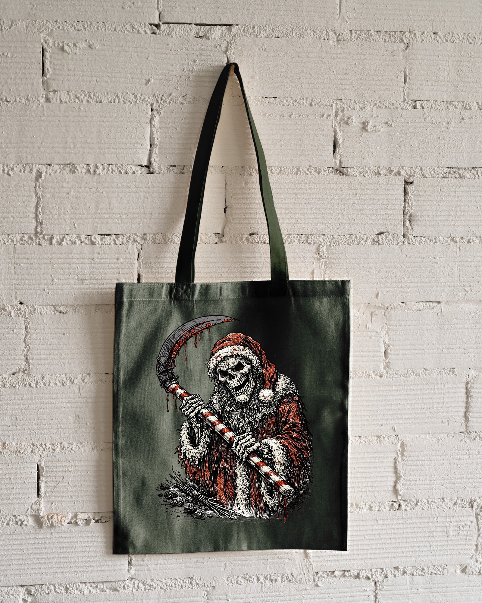 Santa Reaper Tote Bag