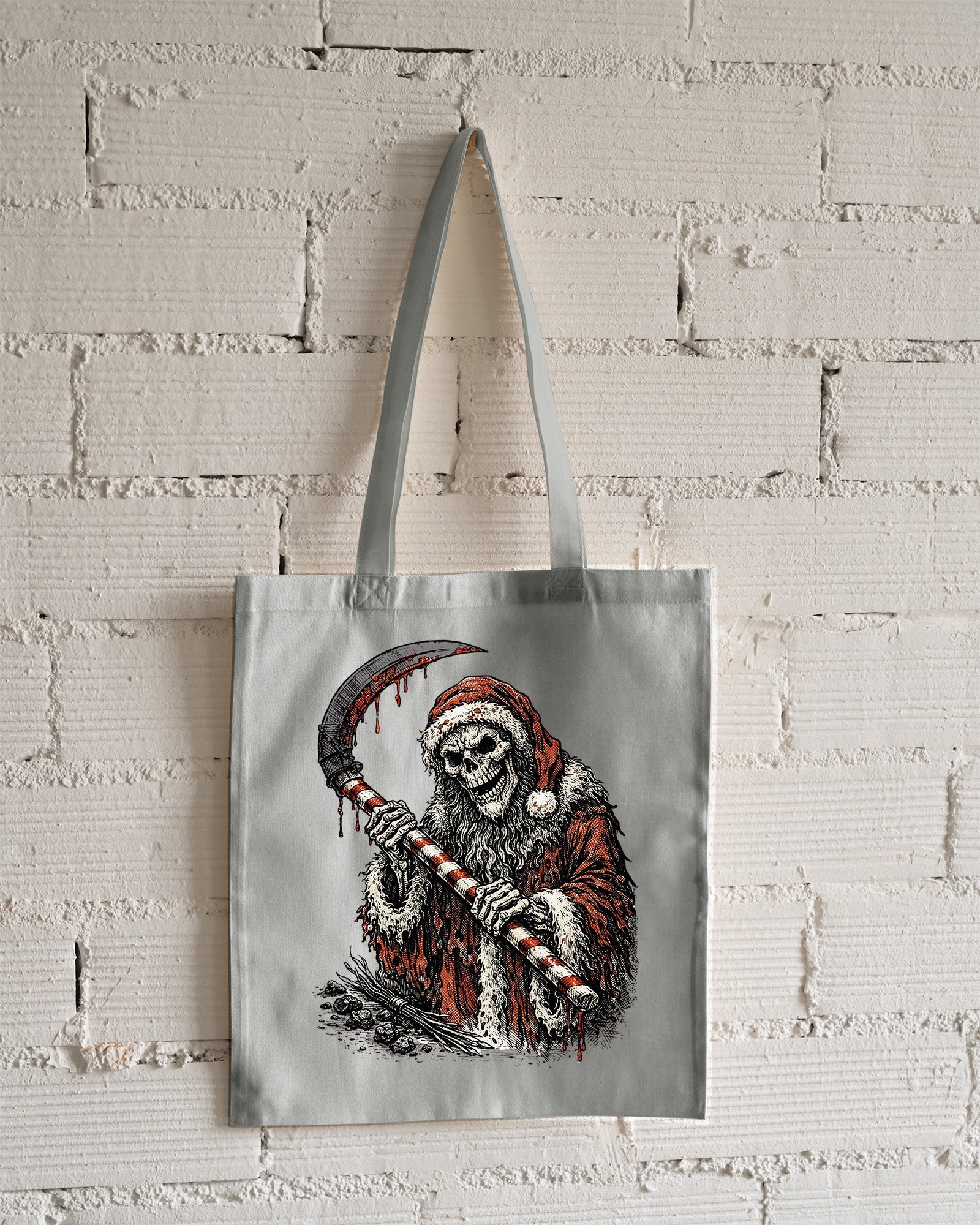 Santa Reaper Tote Bag