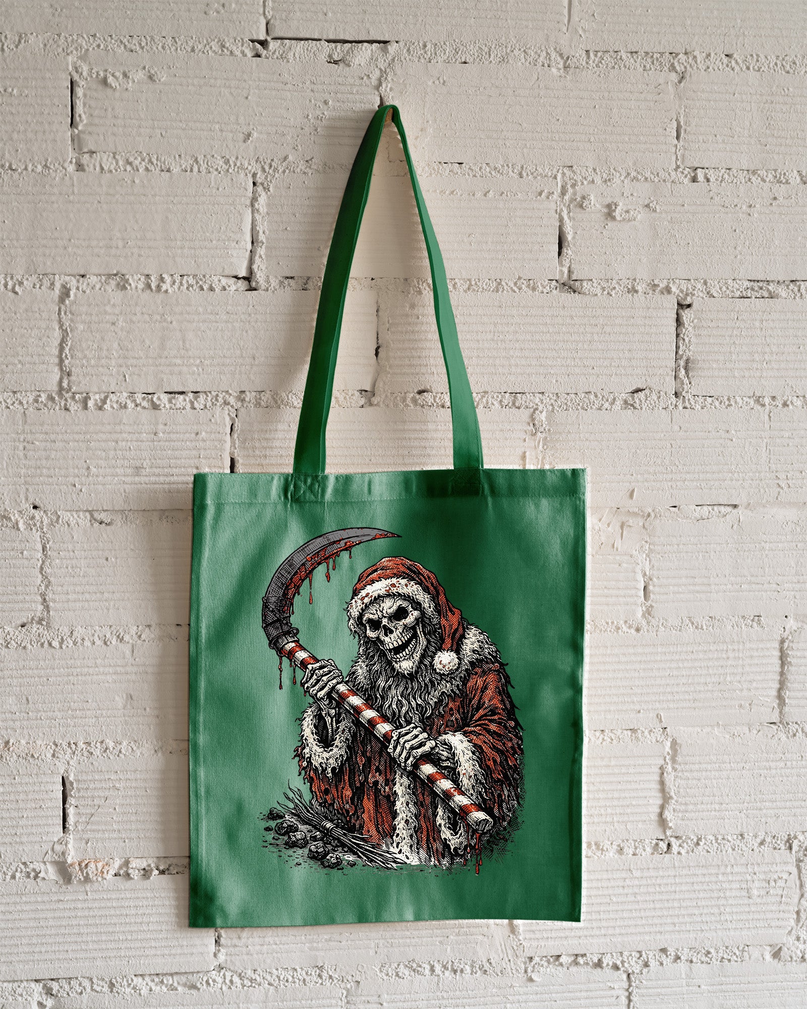 Santa Reaper Tote Bag