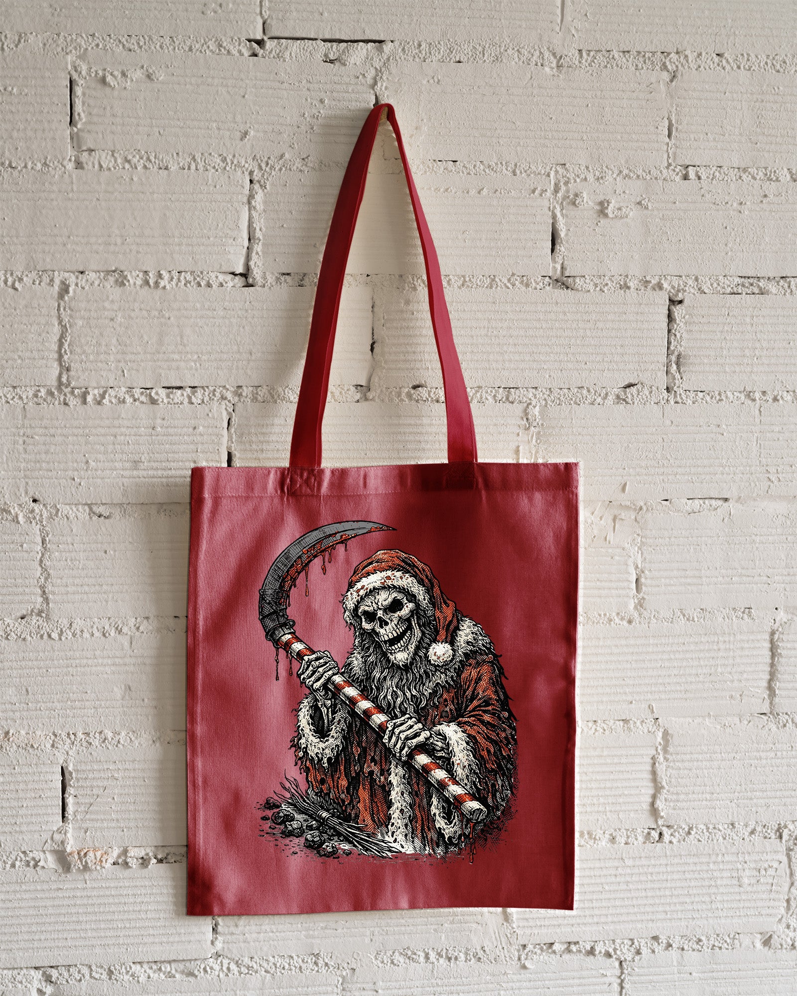 Santa Reaper Tote Bag