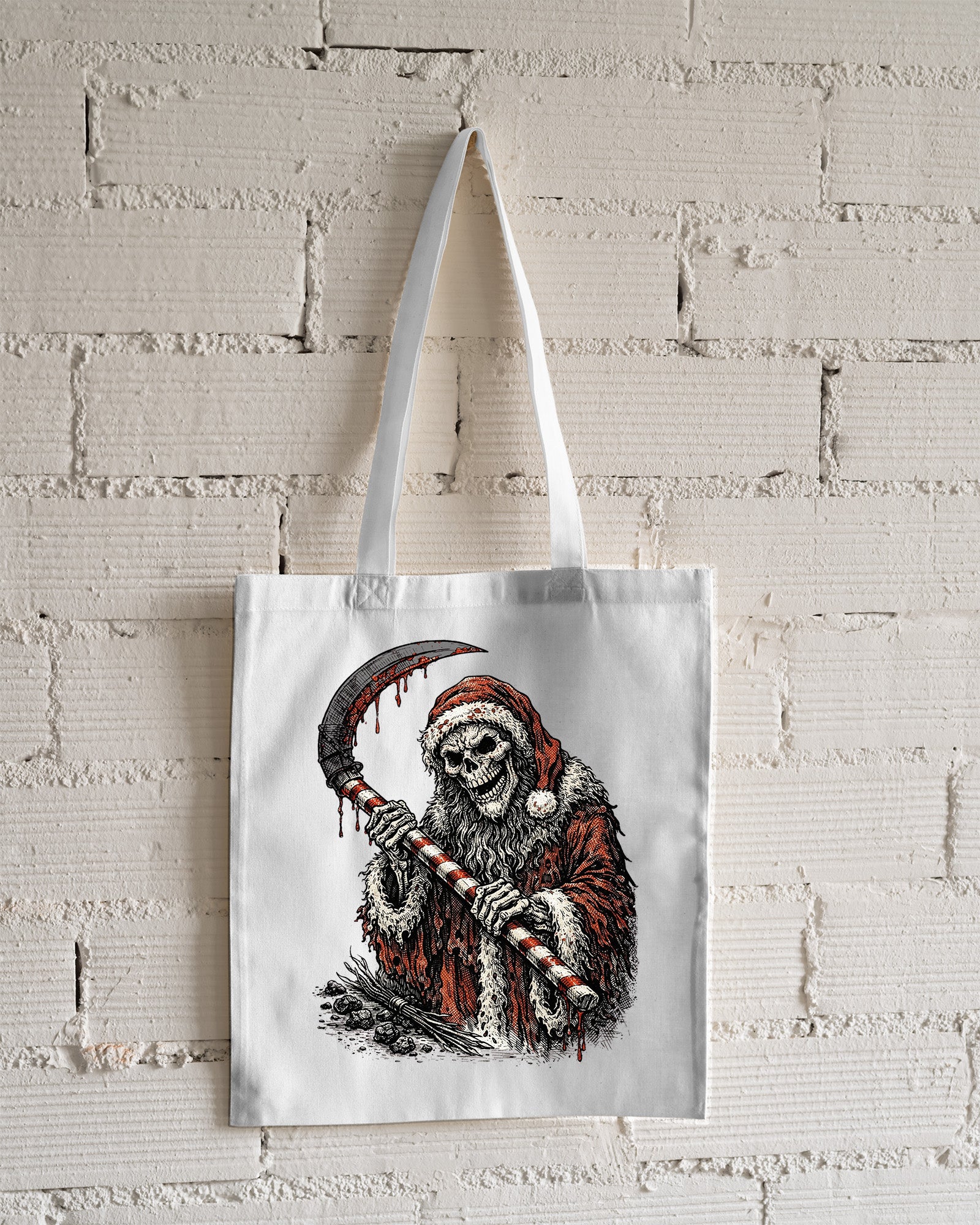 Santa Reaper Tote Bag