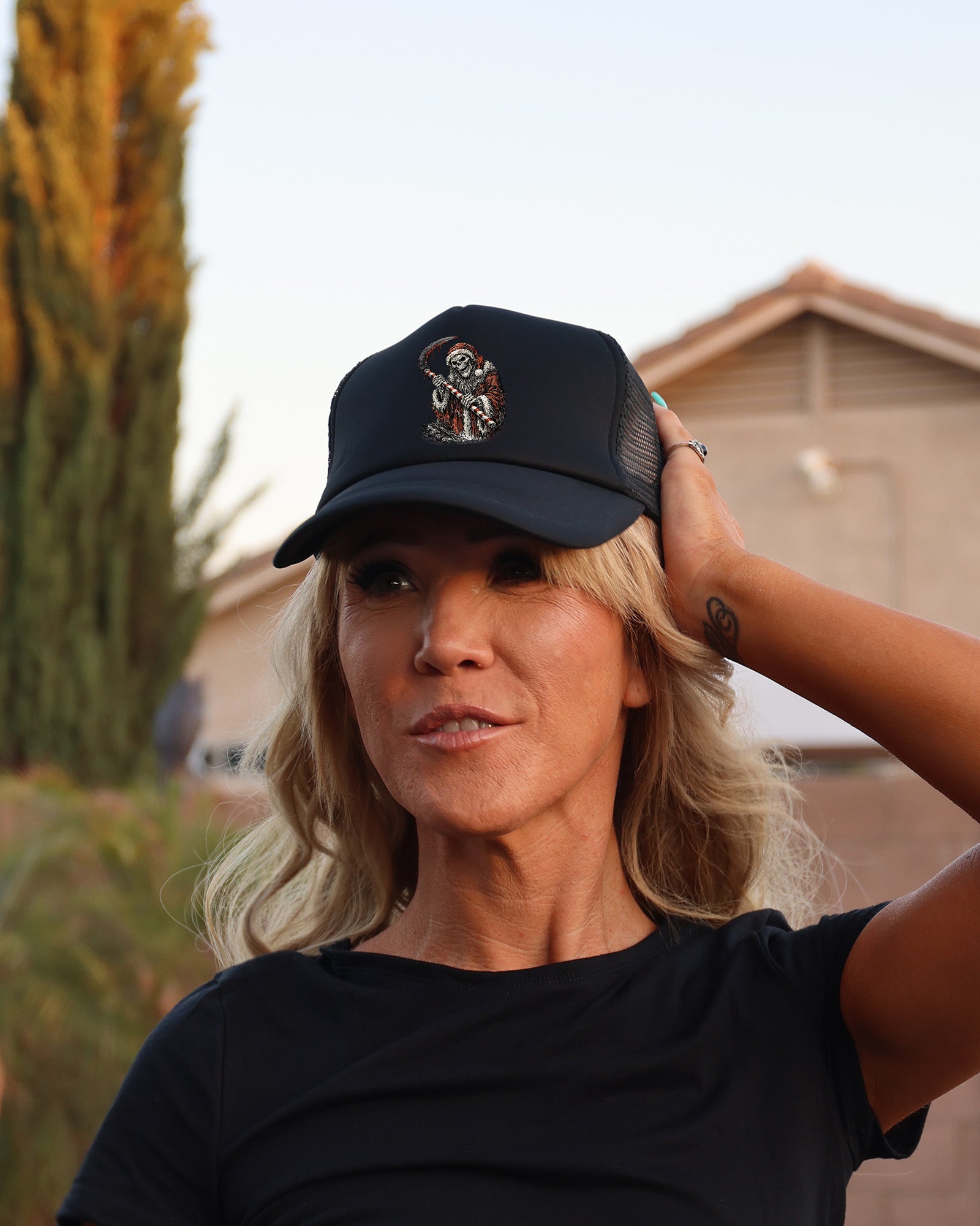 Reaper Santa Trucker Hat
