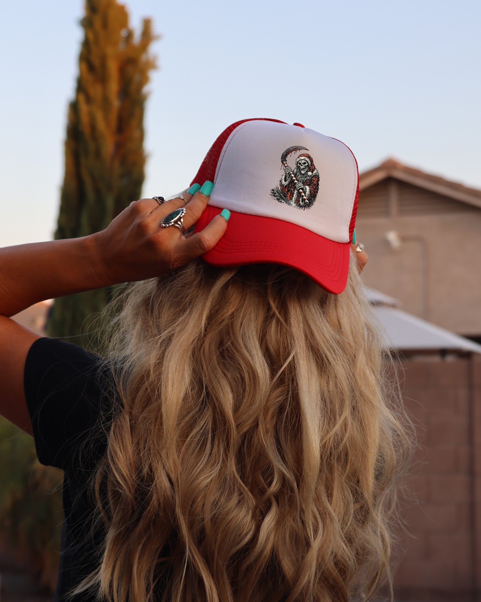 Reaper Santa Trucker Hat