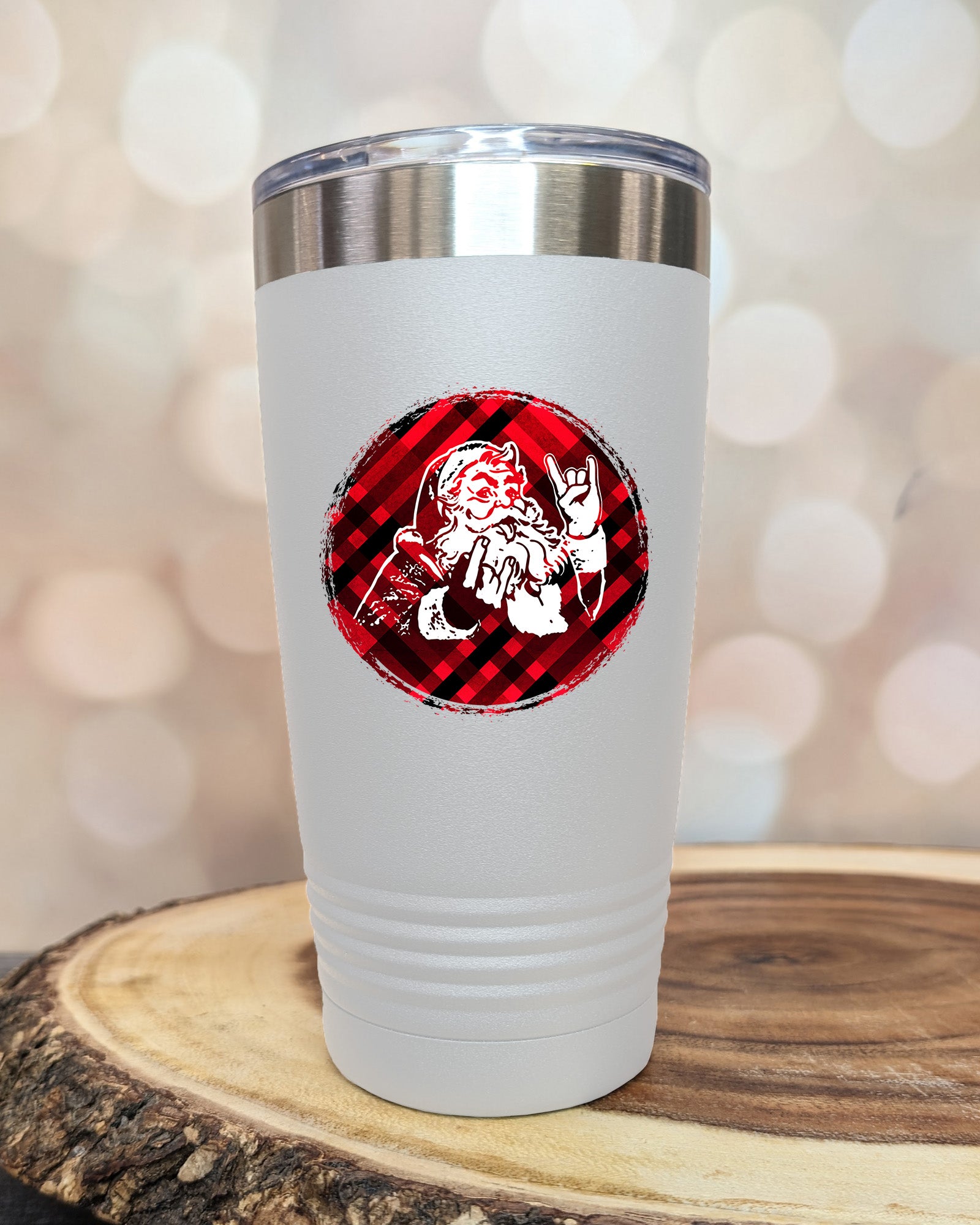 Rocker Santa Tumbler