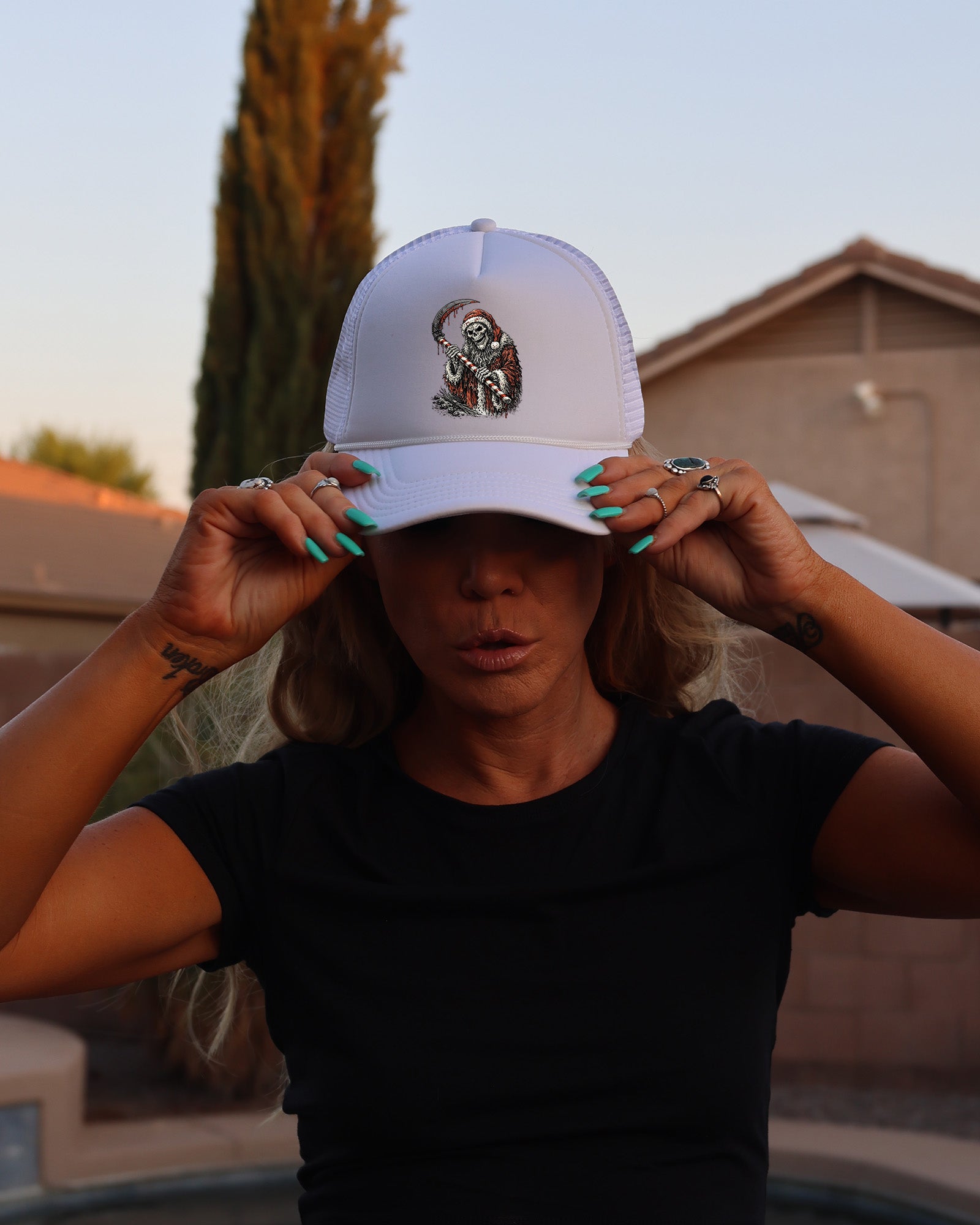 Reaper Santa Trucker Hat