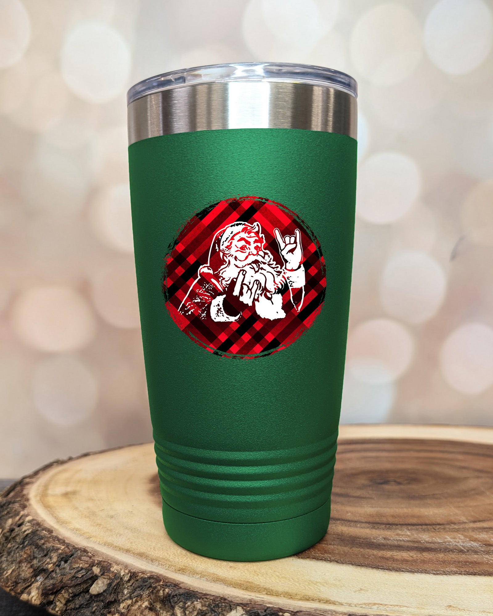 Rocker Santa Tumbler