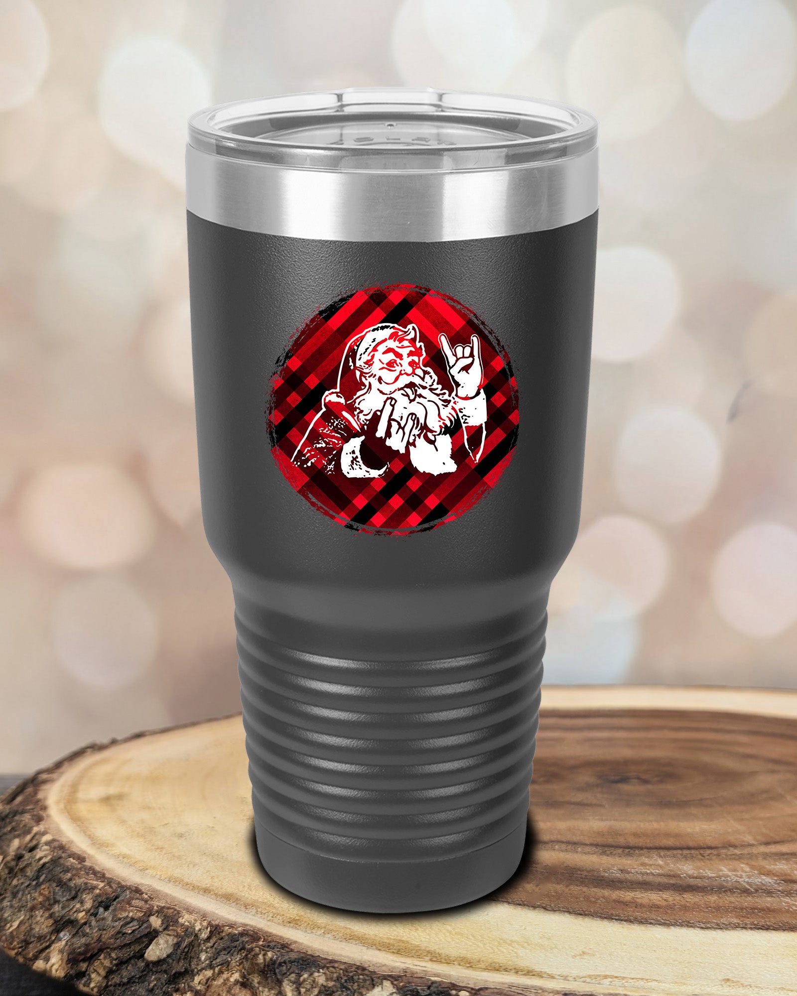 Rocker Santa Tumbler