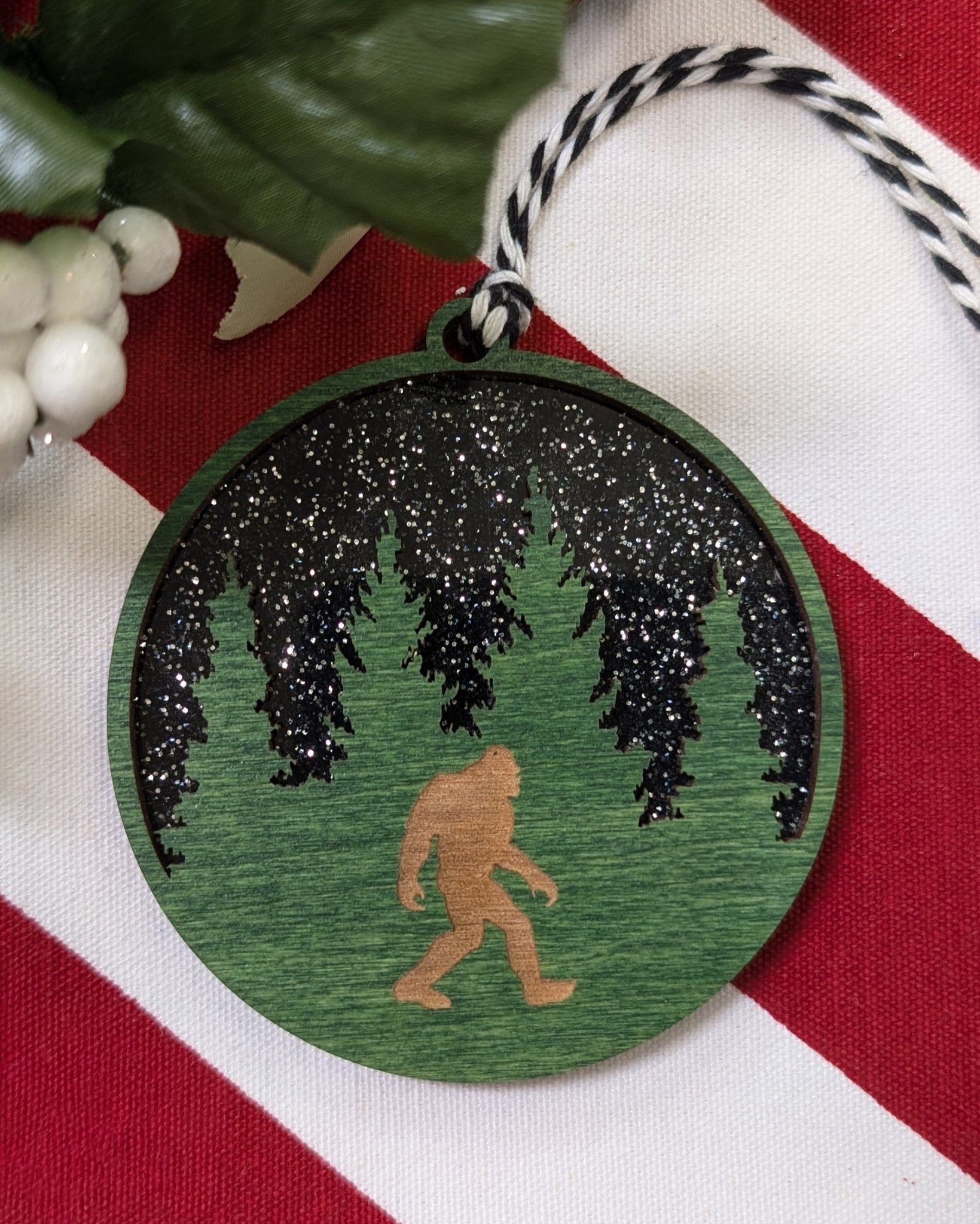 Bigfoot Starry Sky Ornament