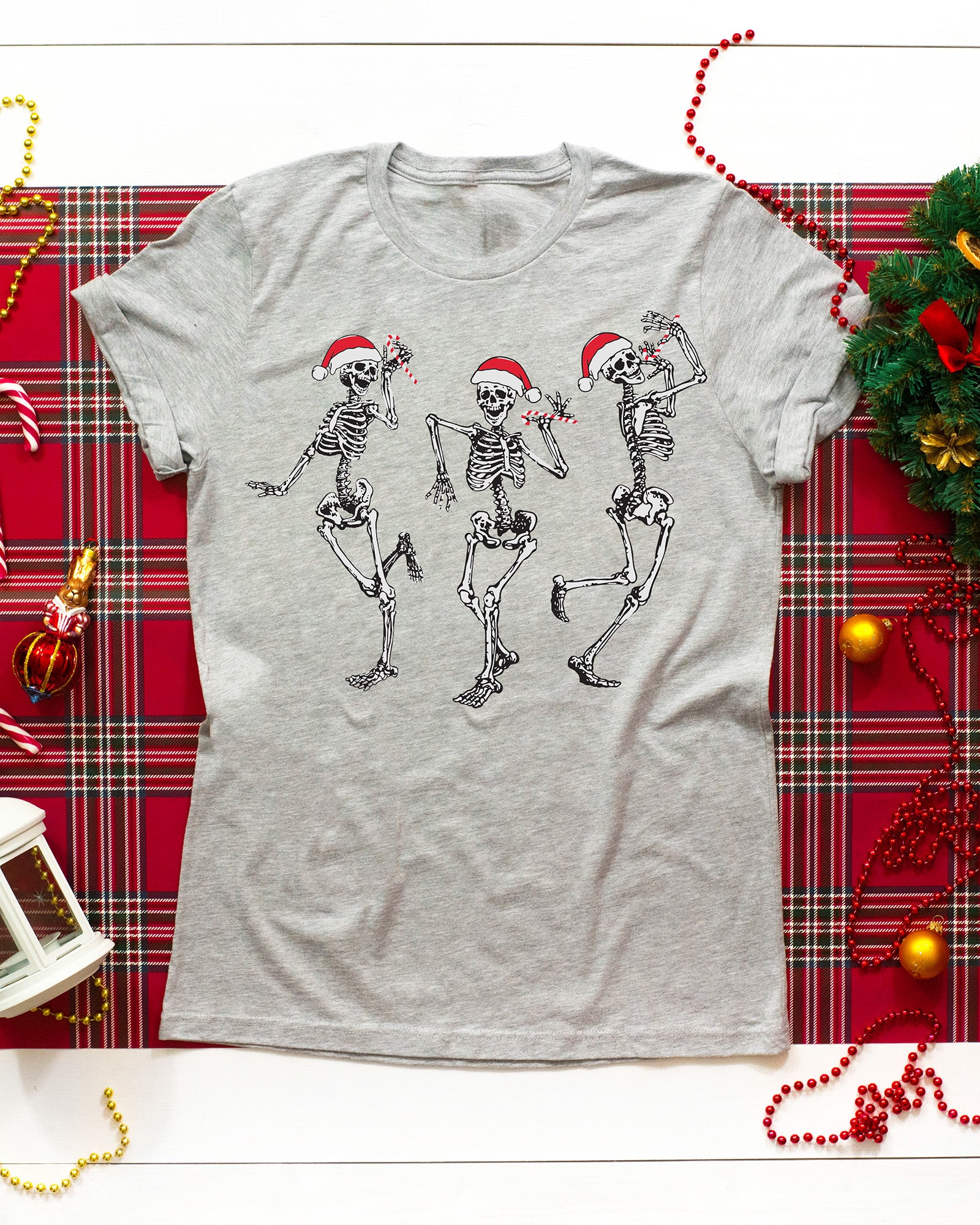 Dancing Santa Skeletons T-Shirt
