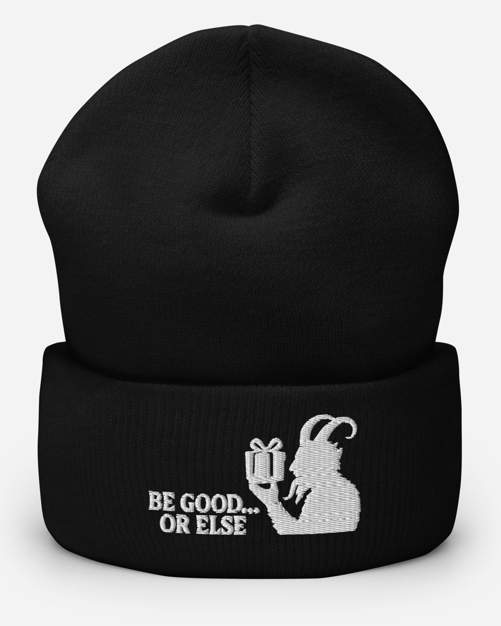 Be Good Or Else Krampus Beanie
