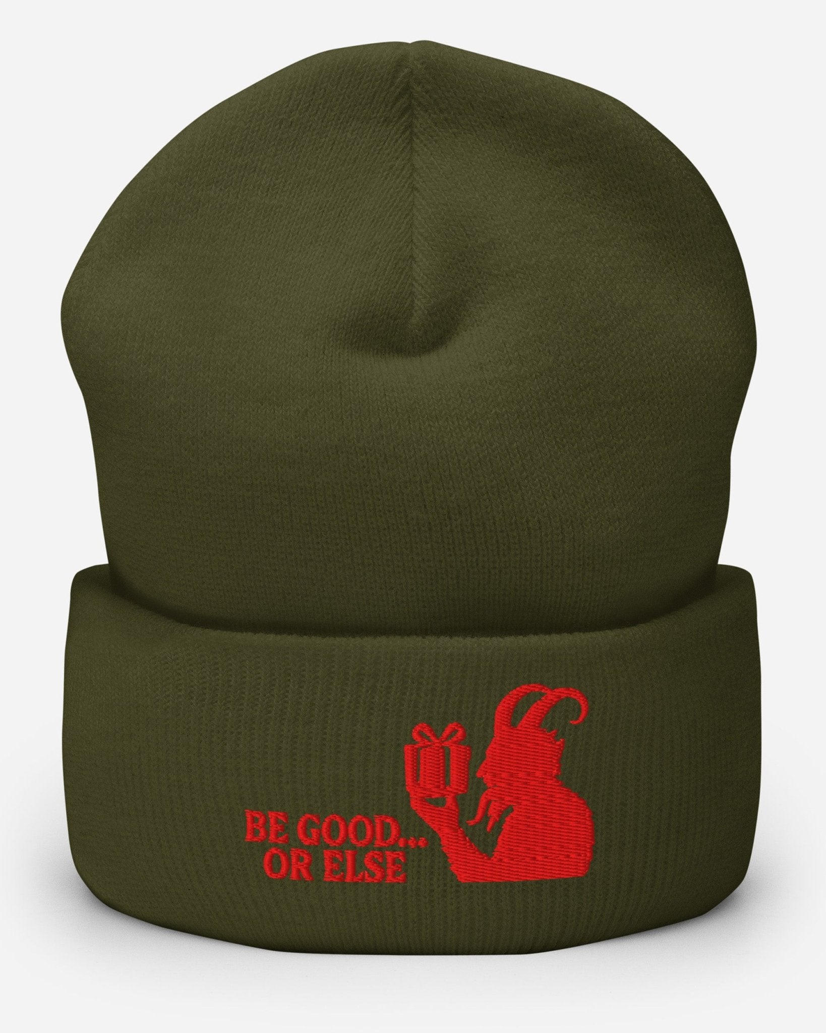 Be Good Or Else Krampus Beanie
