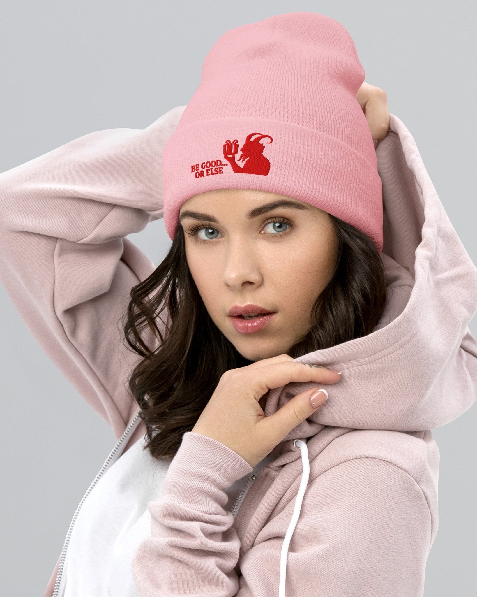Be Good Or Else Krampus Beanie