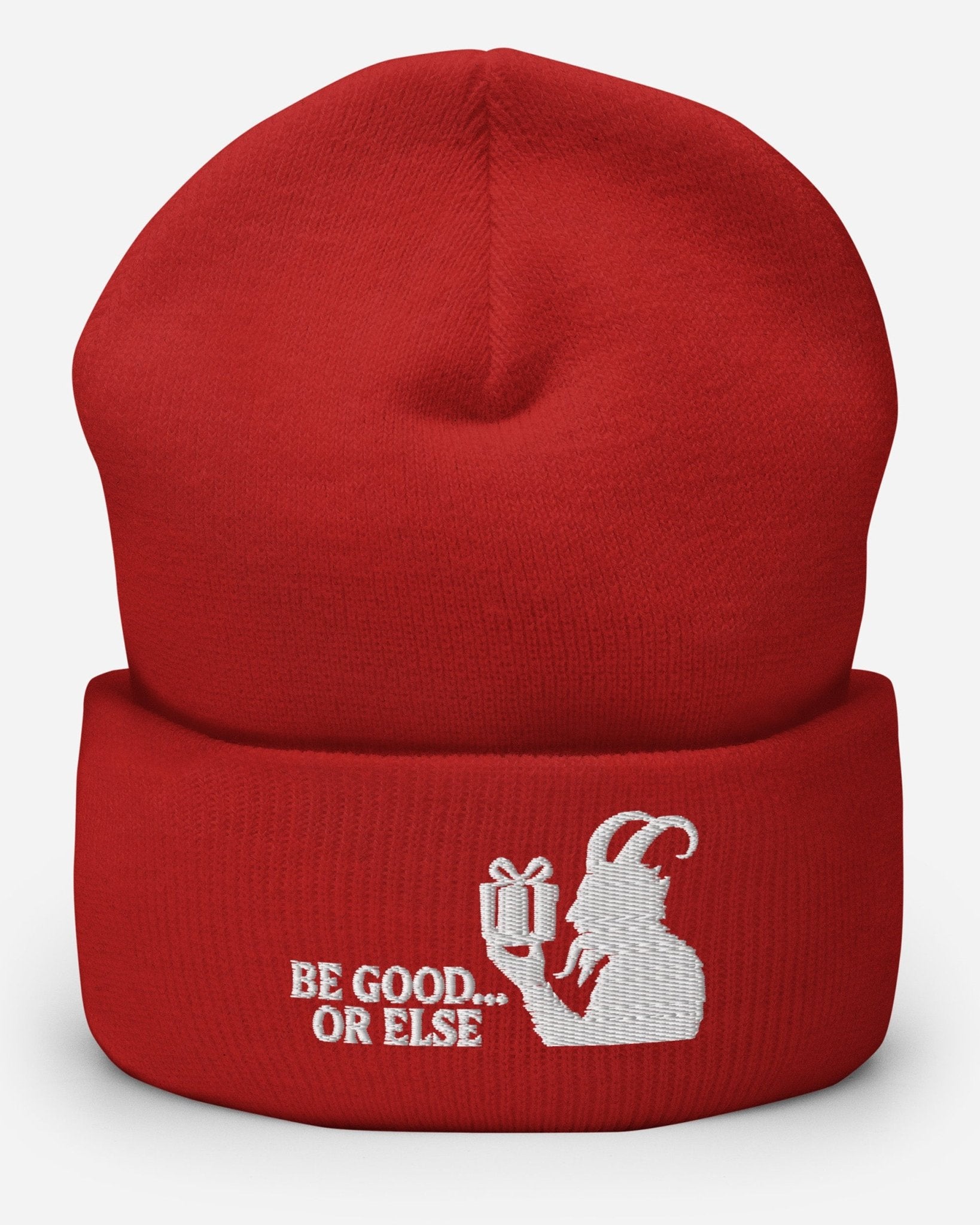 Be Good Or Else Krampus Beanie