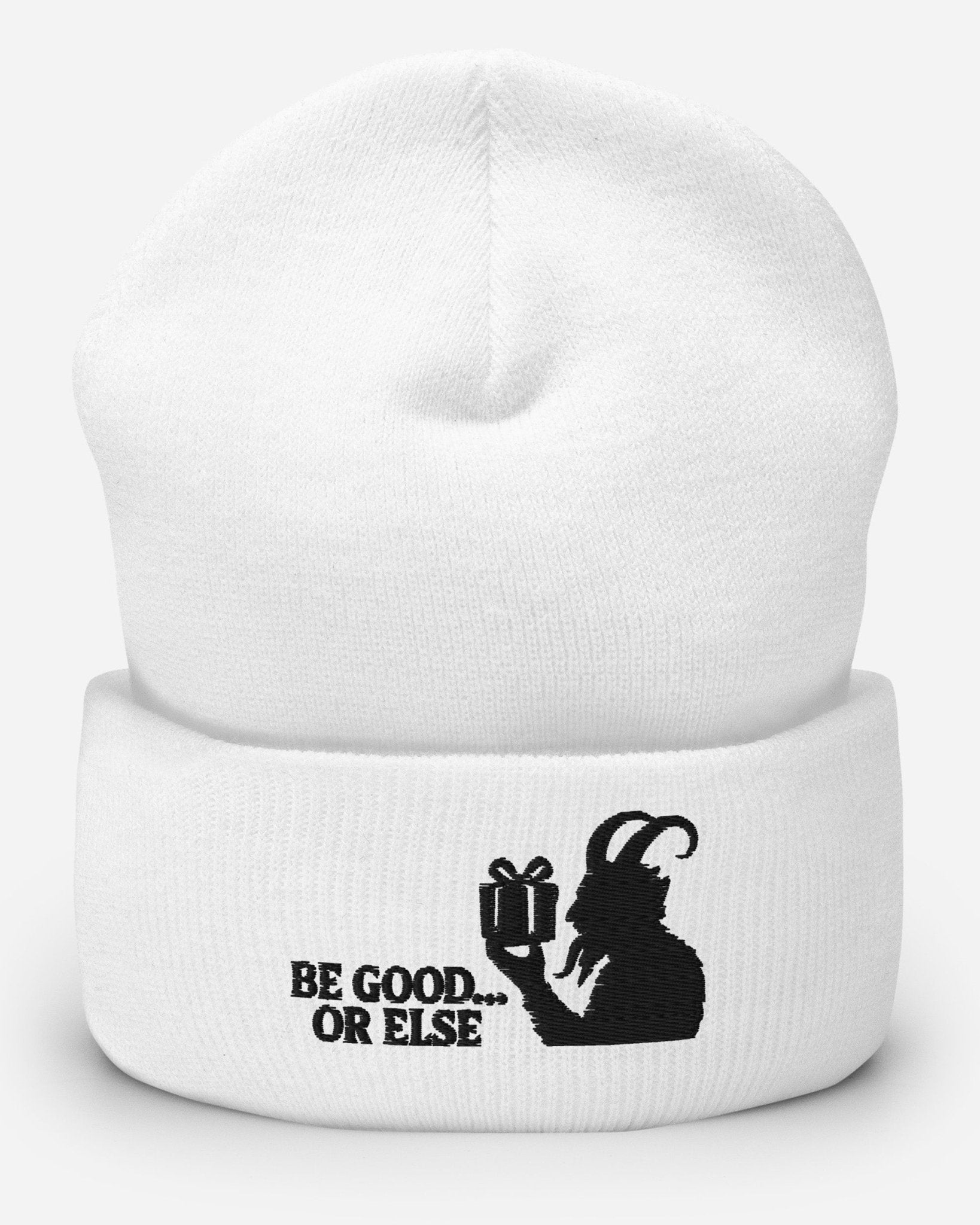 Be Good Or Else Krampus Beanie