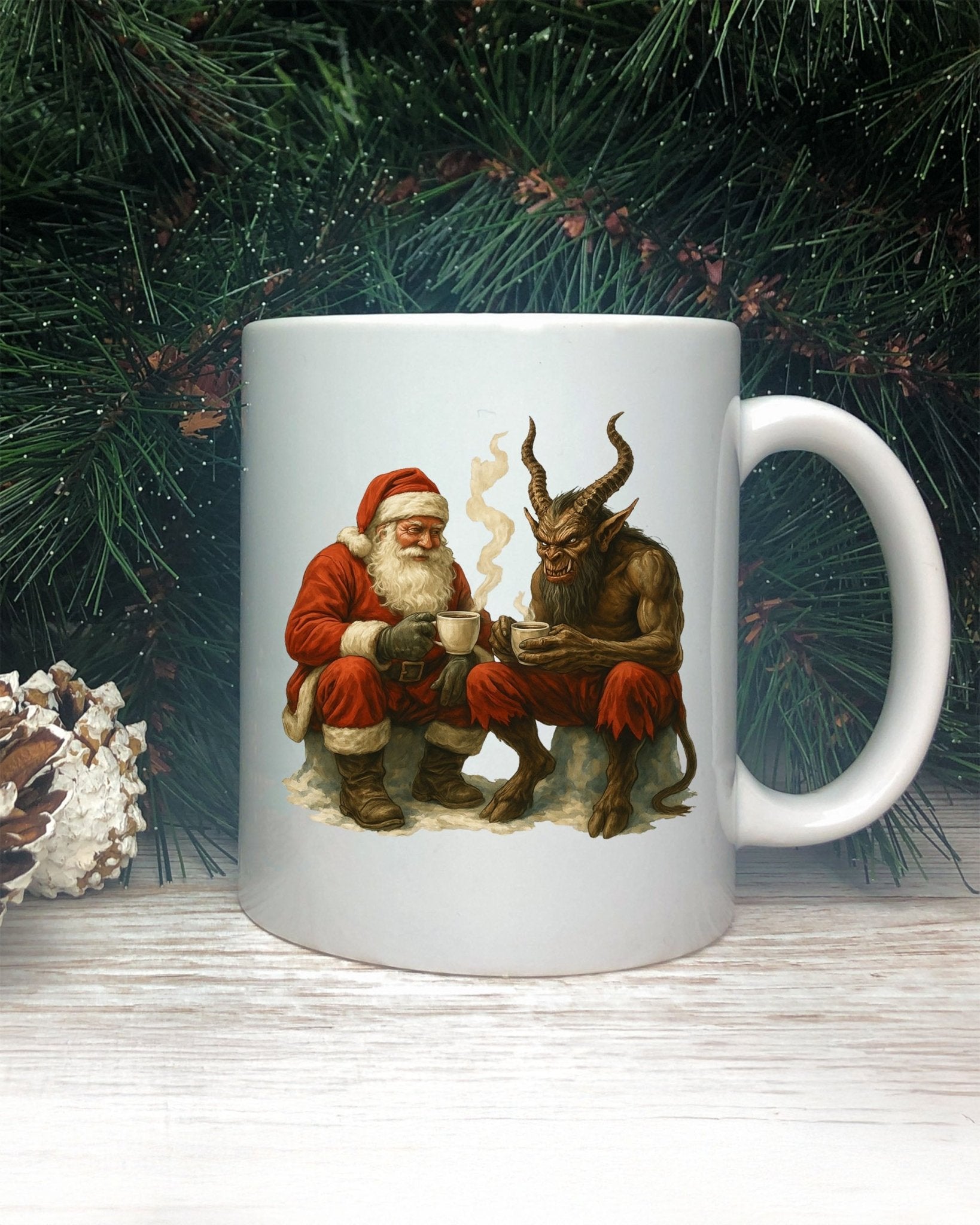 Santa Krampus Mug
