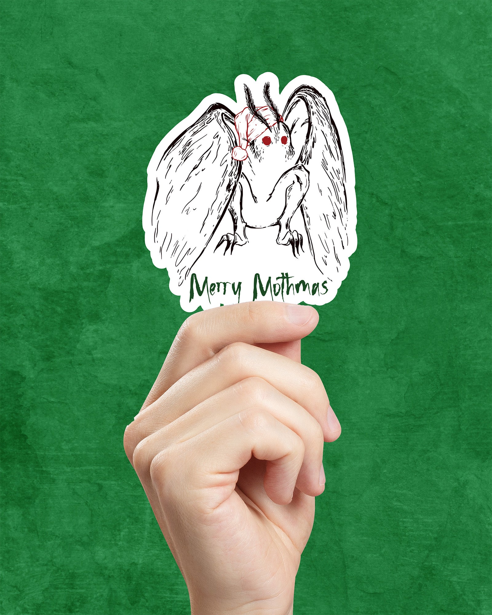 Merry Mothmas Sticker