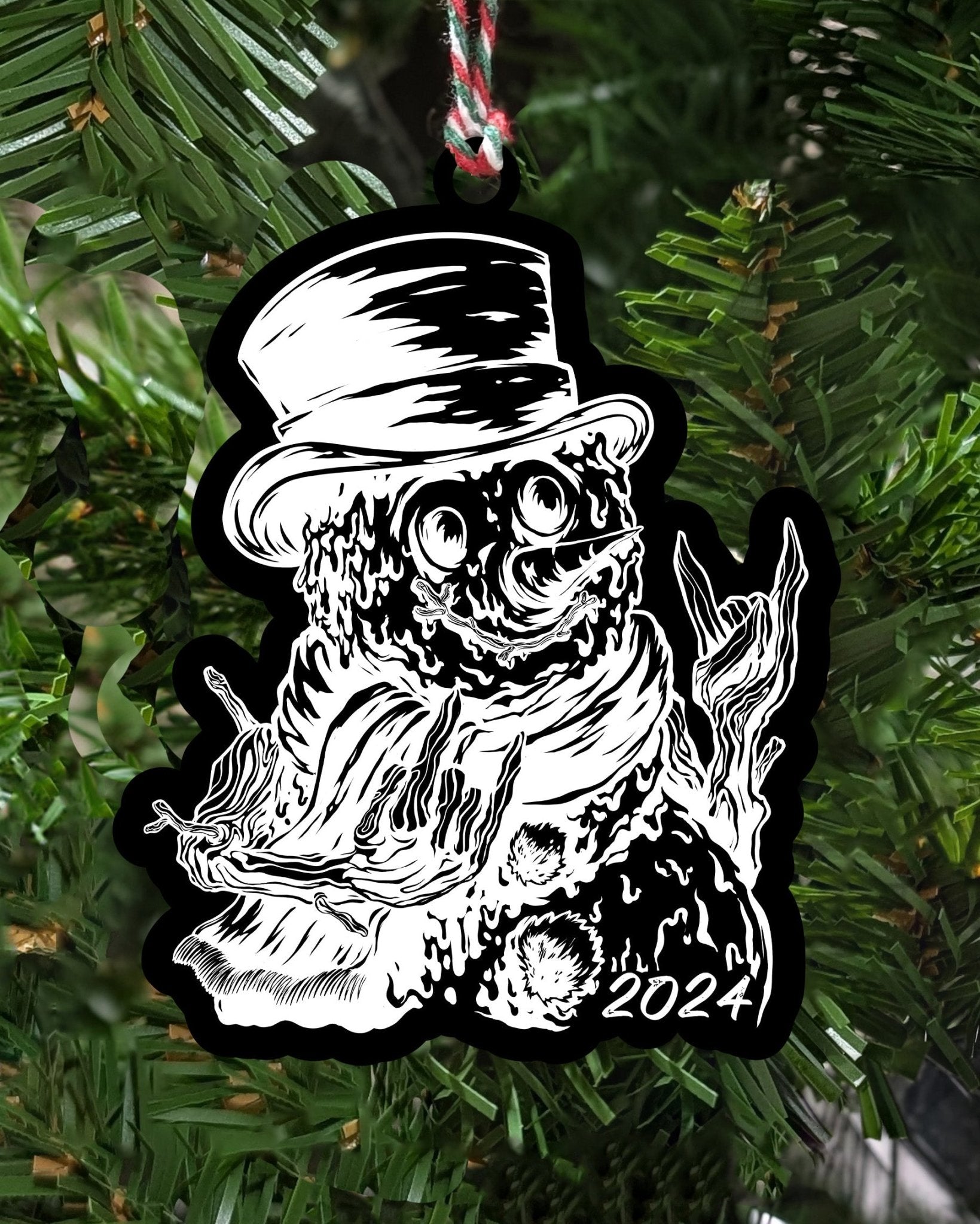 Rocker Snowman Ornament
