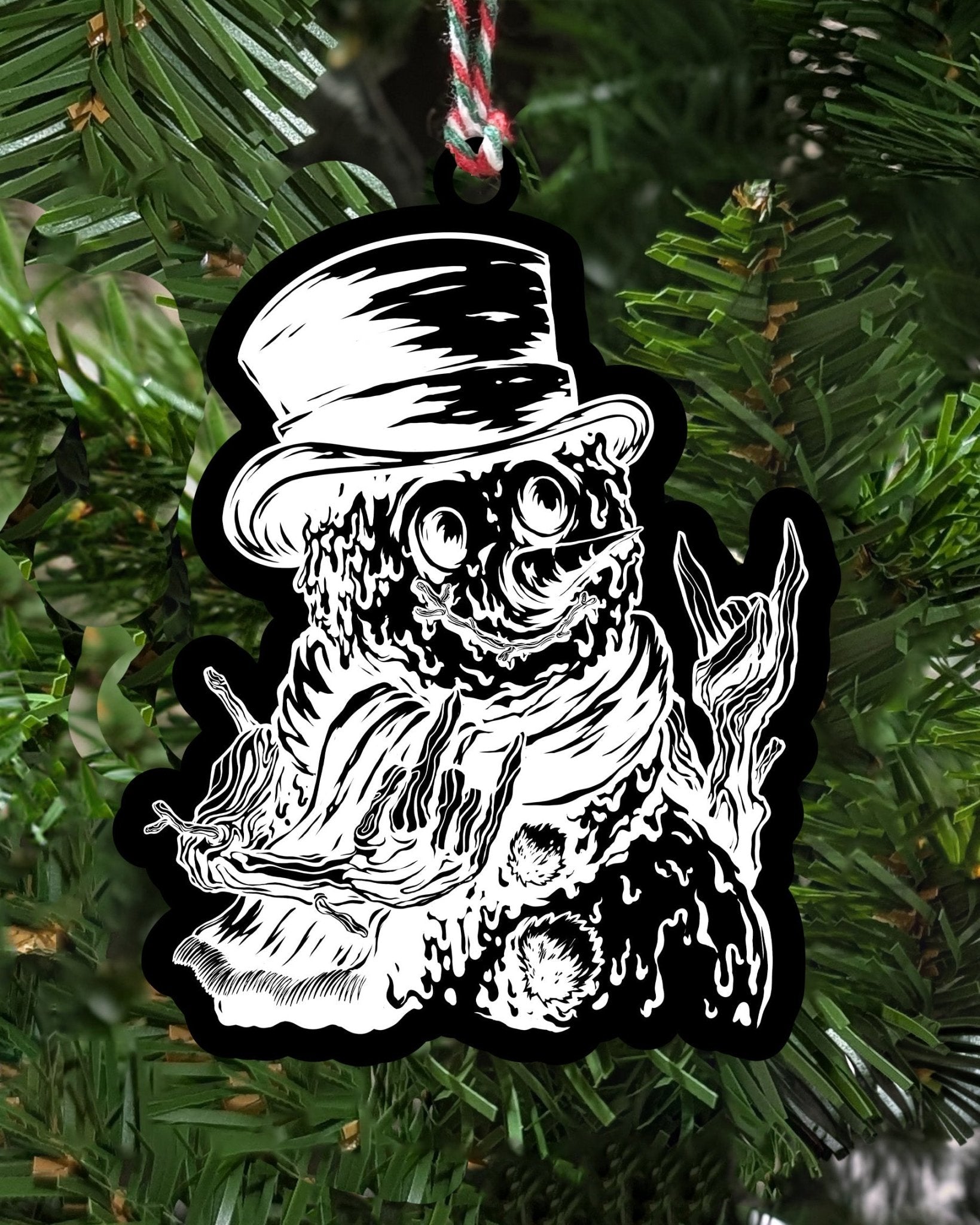 Rocker Snowman Ornament