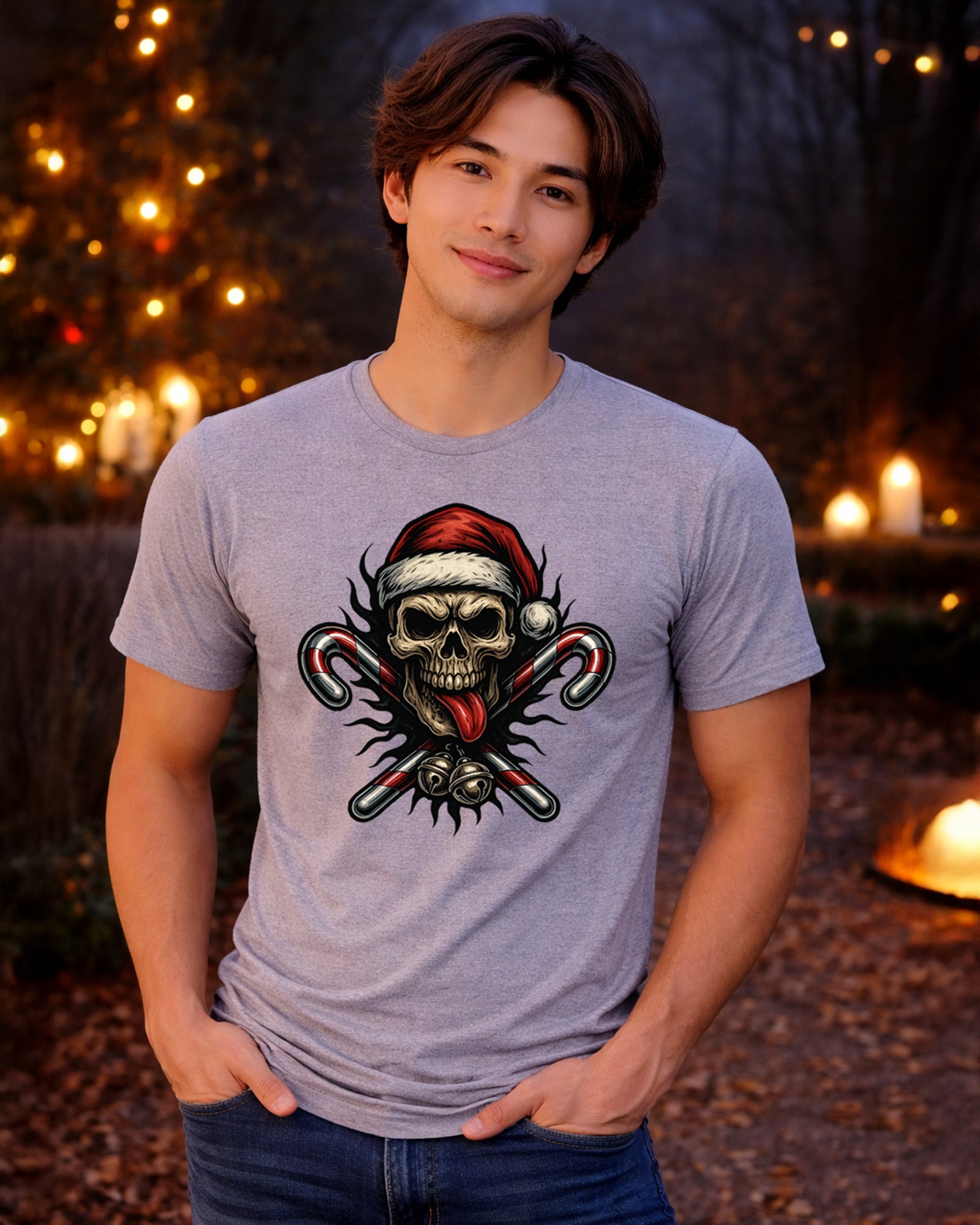 Skull & Cross Candy Canes Shirt