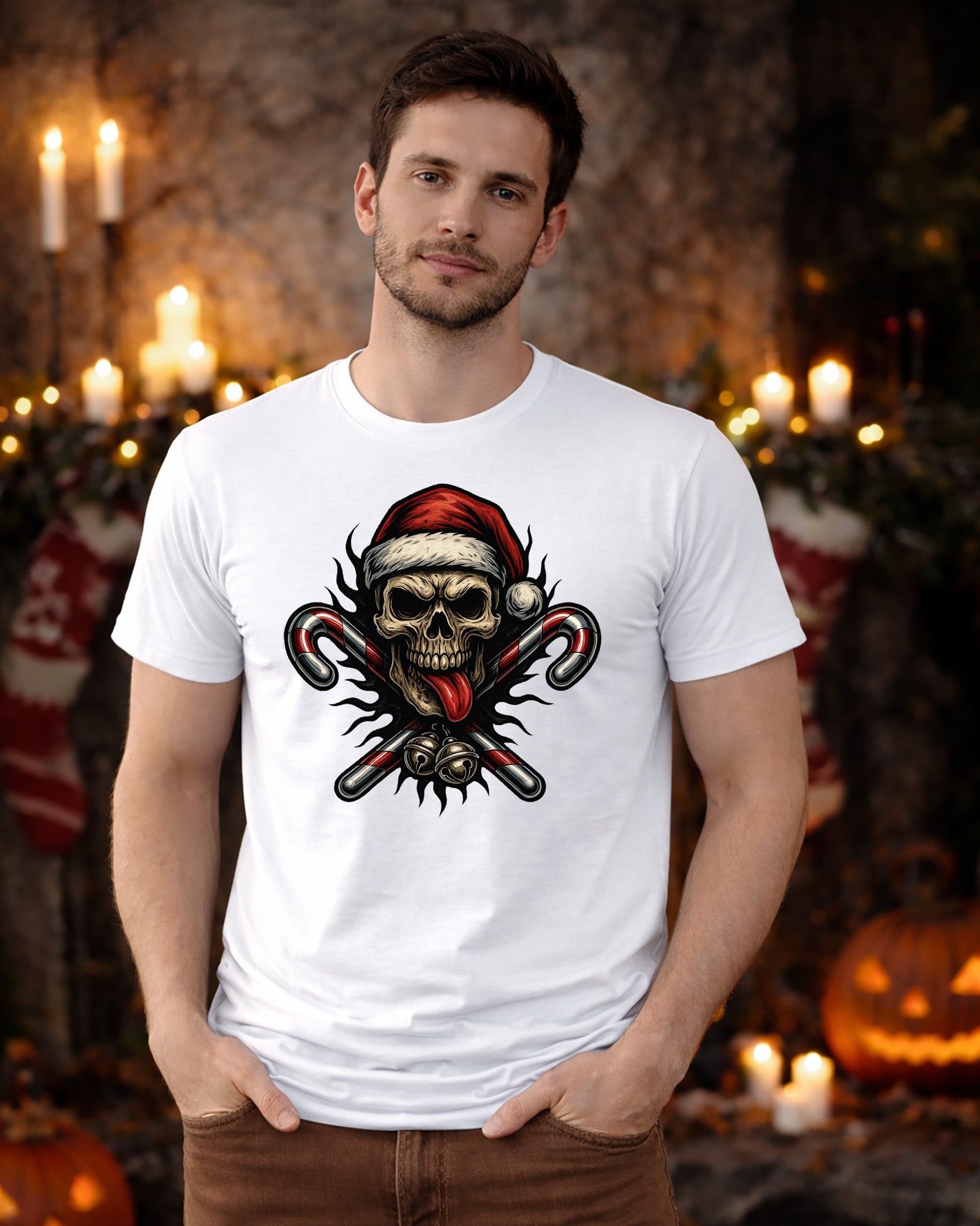 Skull & Cross Candy Canes Shirt