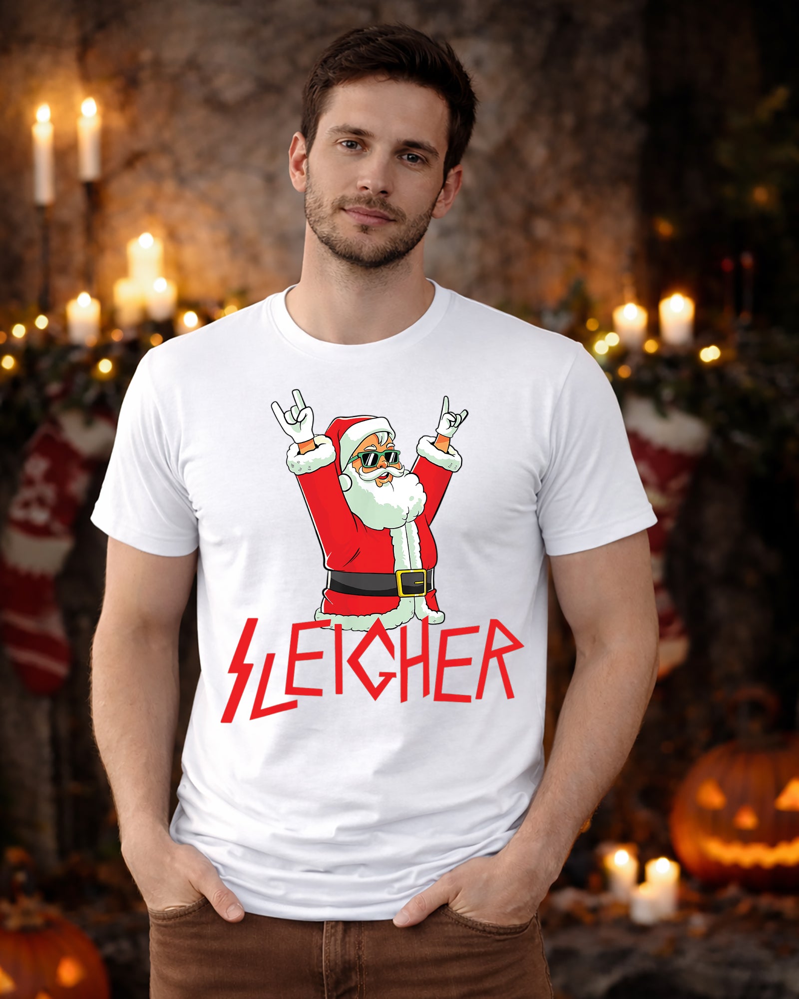 Sleigher Santa T-Shirt
